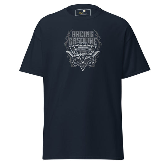 Unisex classic t-shirt - SPORT RACING CARS GASOLINE - REGULAR - Navy / S