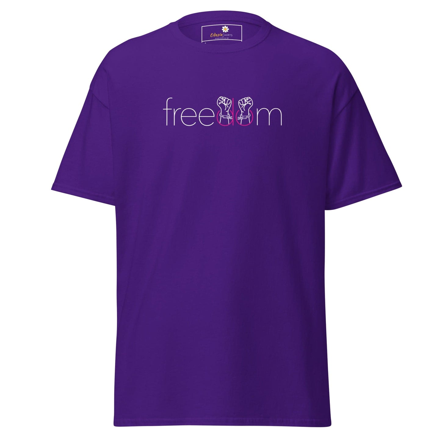 Unisex classic t-shirt - MISC FREEDOM - REGULAR - Purple / S
