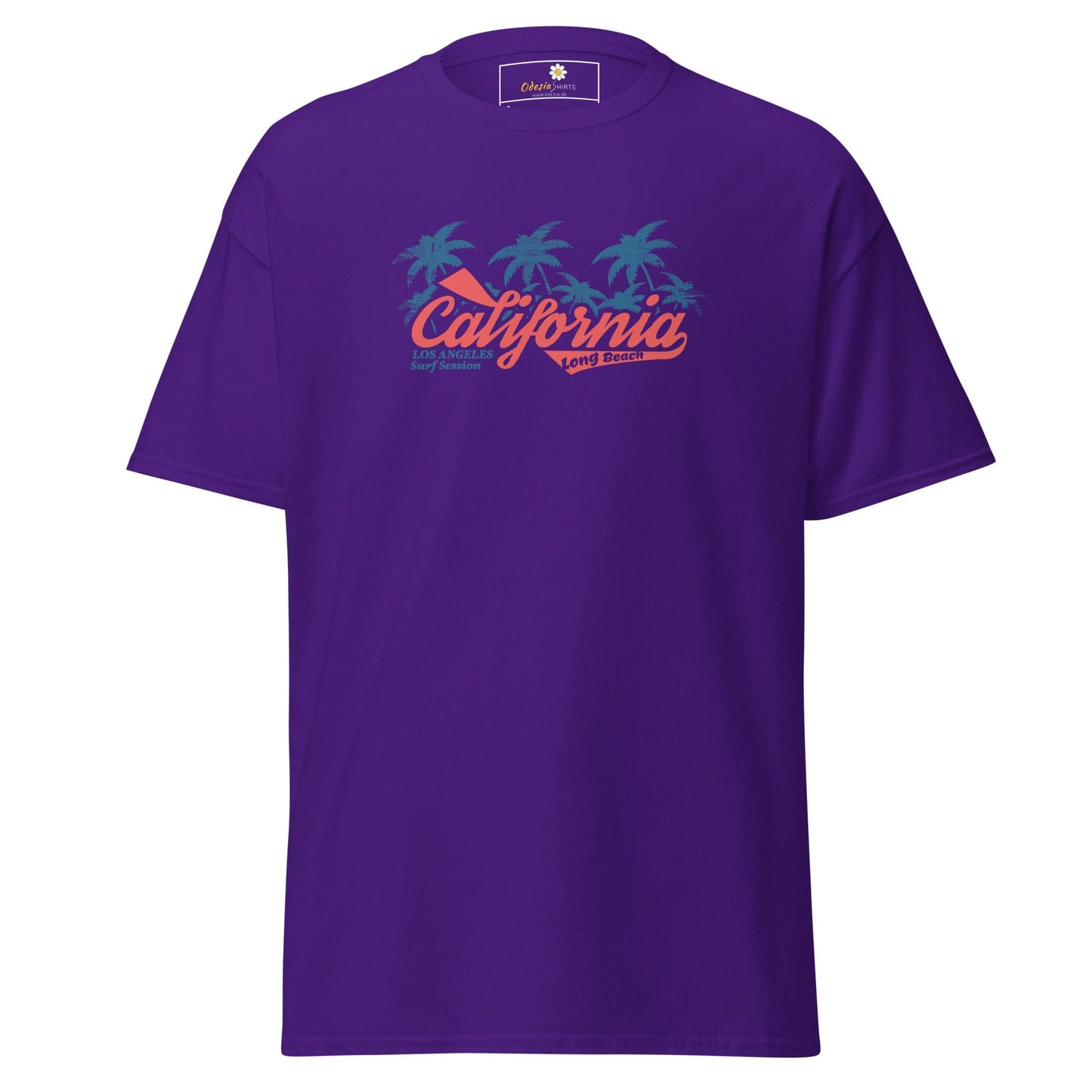 Unisex classic t-shirt - SUMMER CALIFORNIA DREAMS - REGULAR - Purple / S