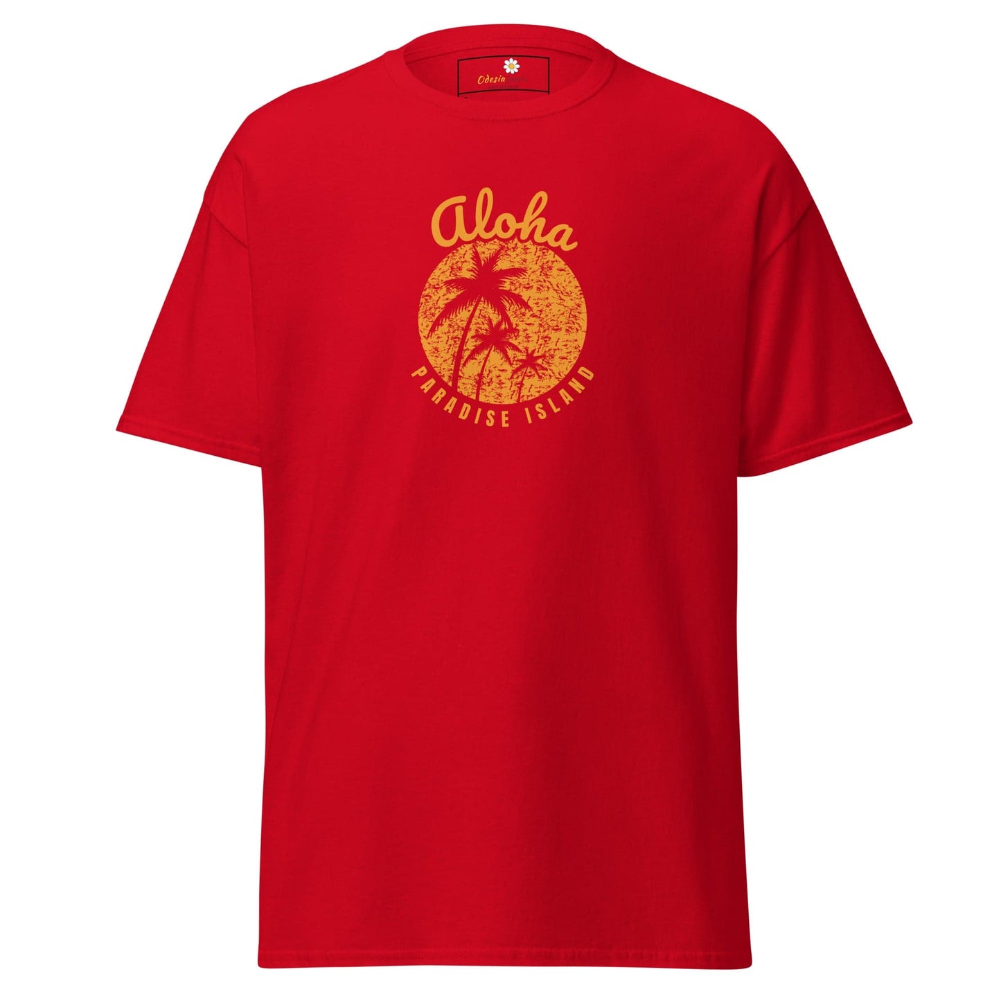 Unisex classic t-shirt - SUMMER COUNTRY PARADISE ISLAND - REGULAR - Red / S