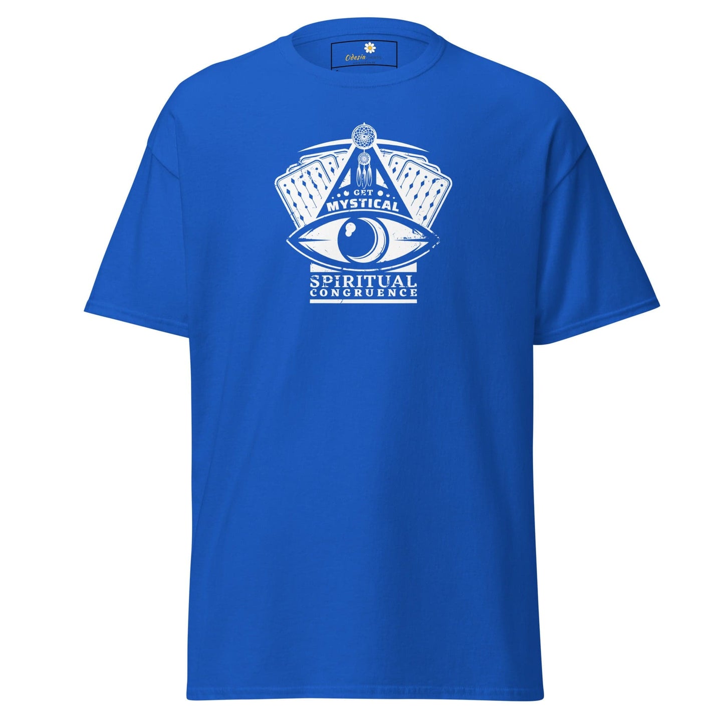 Unisex classic t-shirt - MYSTIC CARDS EYE - REGULAR - Royal / S