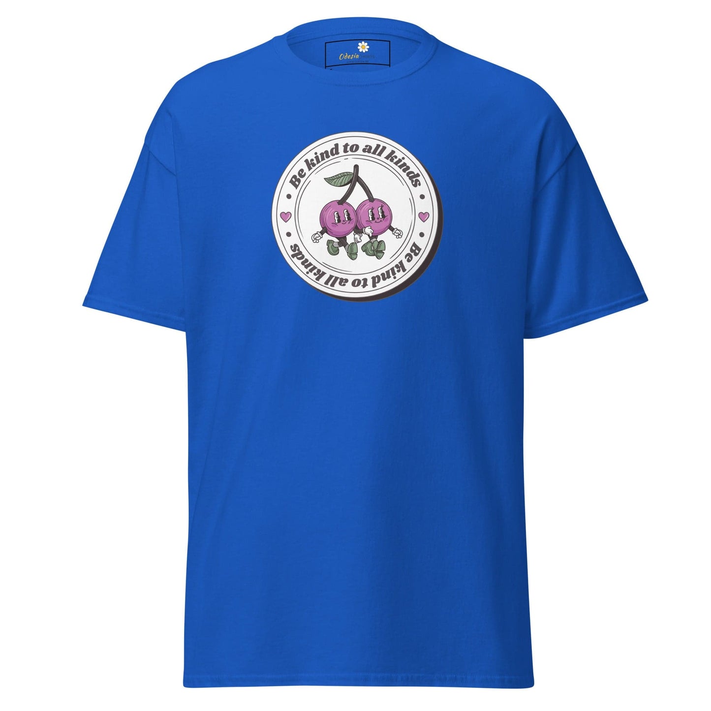Unisex classic t-shirt - VEGAN POSITIVE BE KIND TO ALL - REGULAR - Royal / S