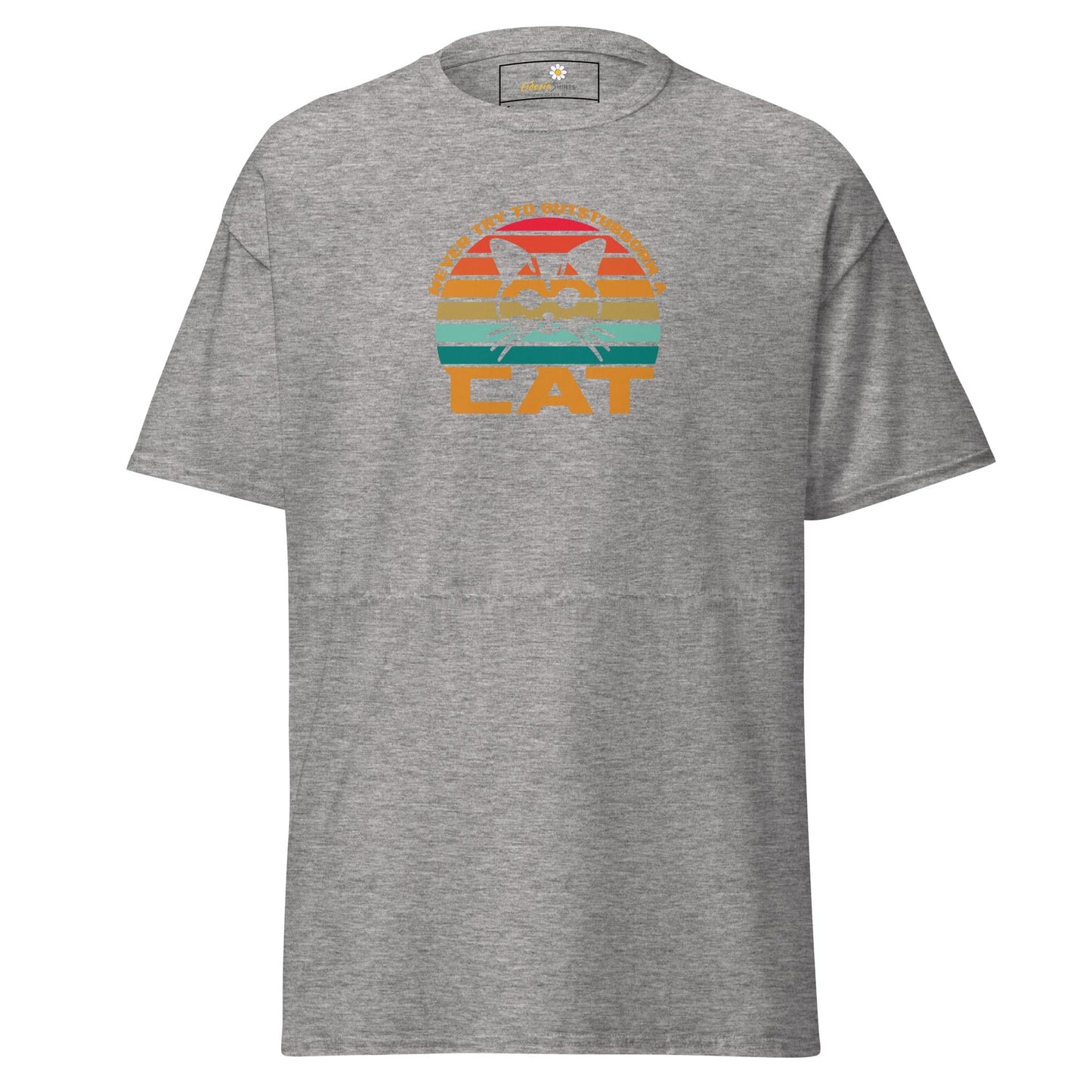Unisex classic t-shirt - ANIMALS DONT TRY CAT - REGULAR - Sport Grey / S