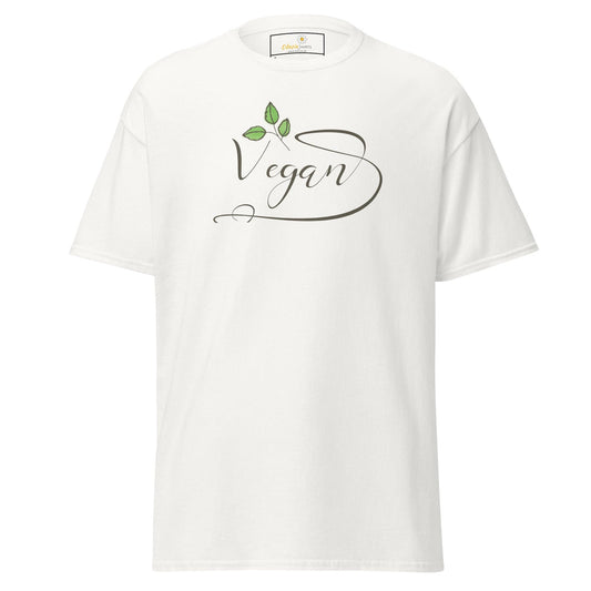 Unisex classic t-shirt - VEGAN GLORY - REGULAR - White / S
