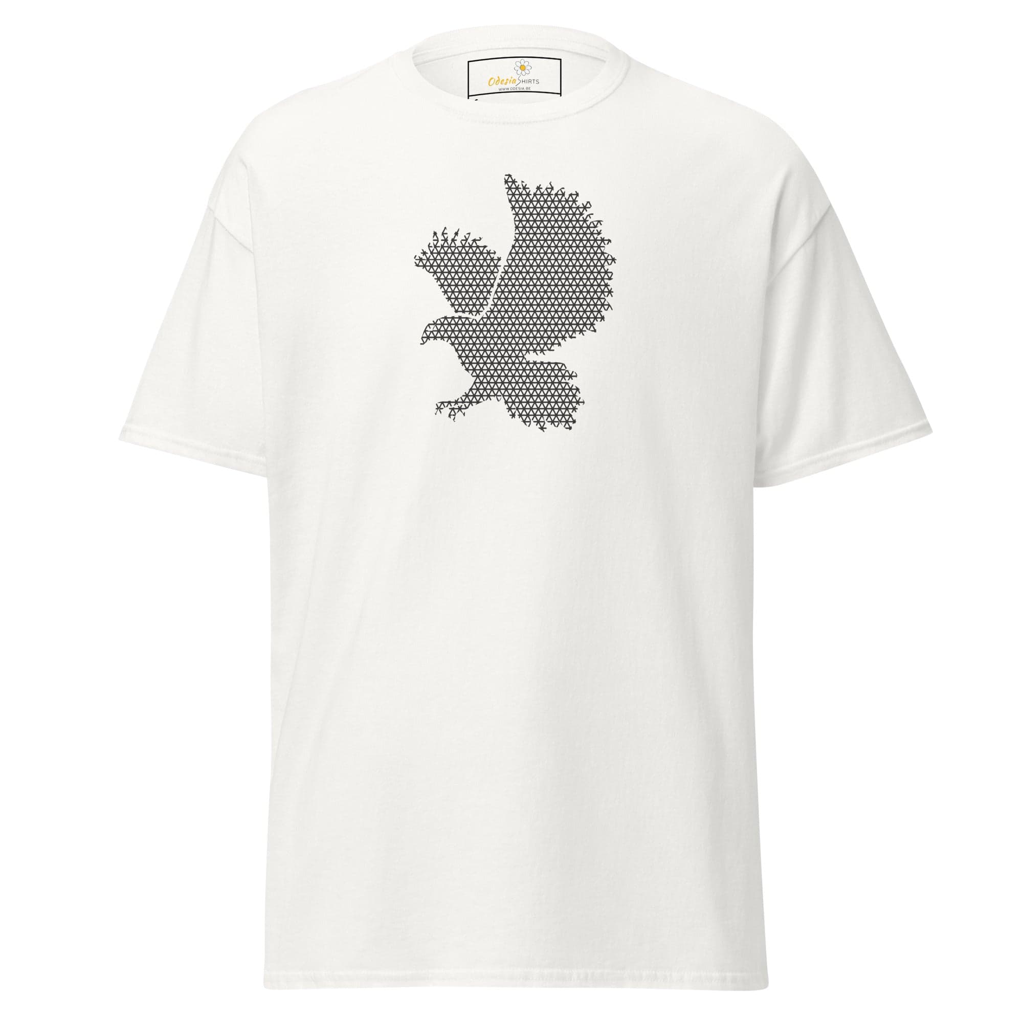 Unisex classic t-shirt - ABSTRACT BIRD - REGULAR - White / S