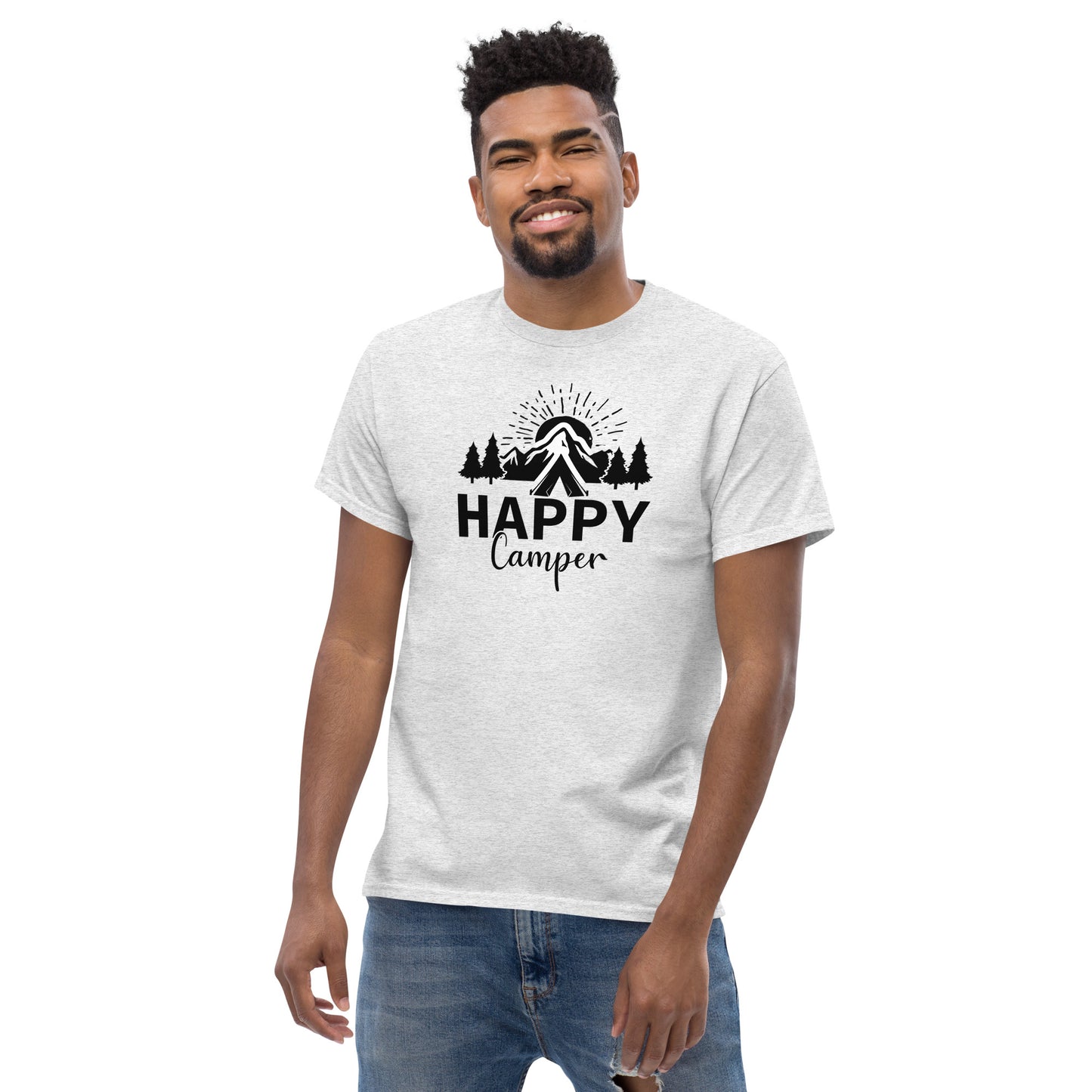 Unisex classic t-shirt - ADVENTURE HAPPY MOUNTAIN - BIG