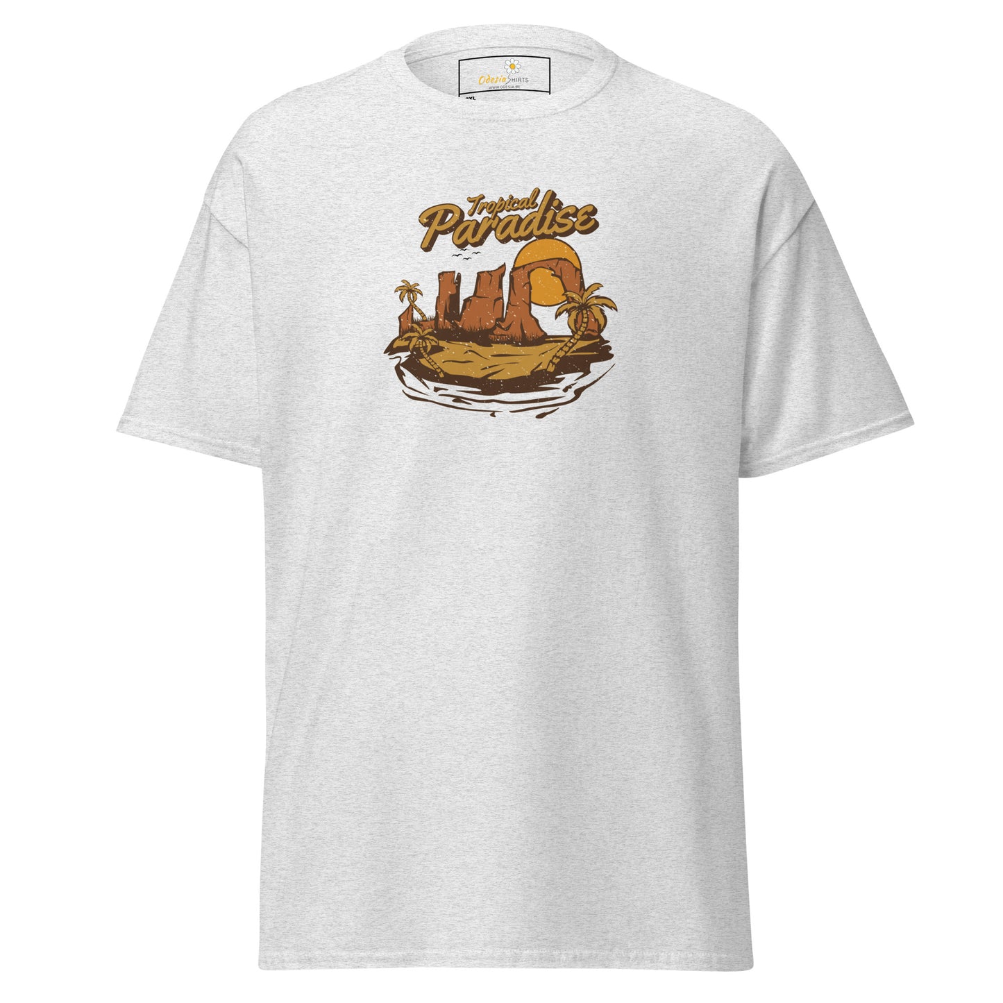 T-shirt classique homme - SUMMER TROPICAL PARADISE - BIG