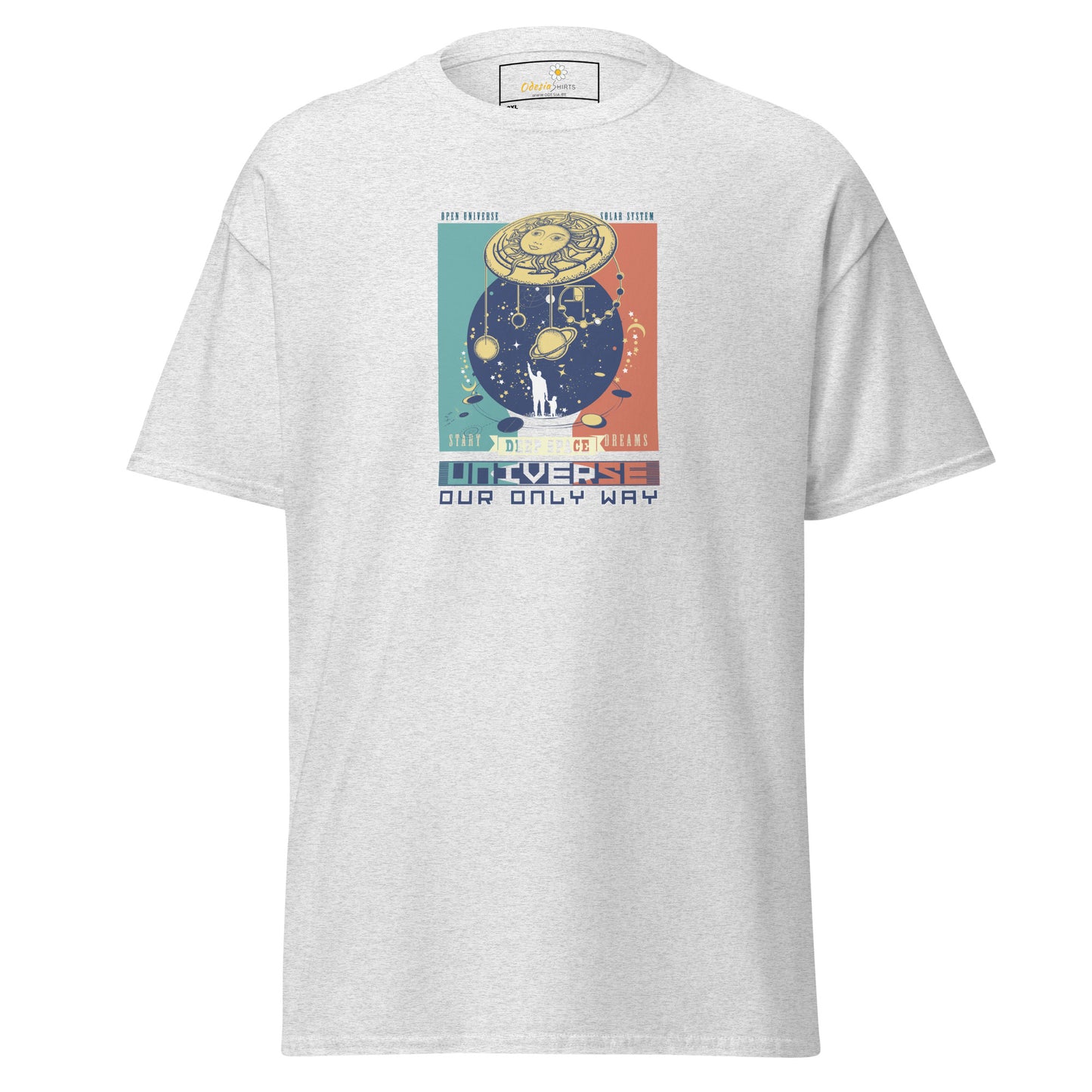 Unisex classic t-shirt - ADVENTURE UNIVERSE OUR ONLY WAY - BIG