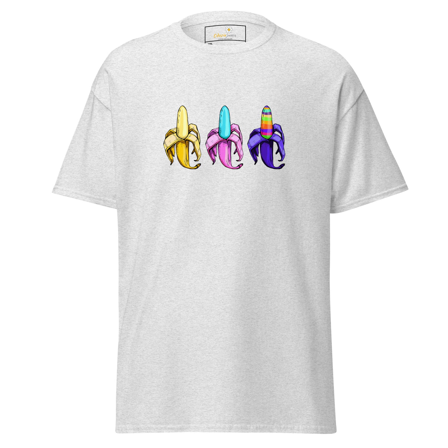 Unisex classic t-shirt - AMAZING THREE BANANAS - BIG
