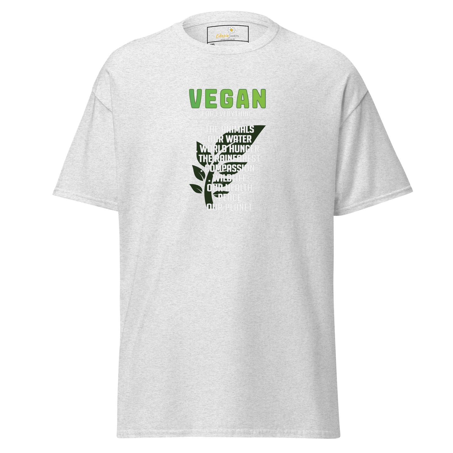 Unisex classic t-shirt - ECOVEGAN REASONS - BIG