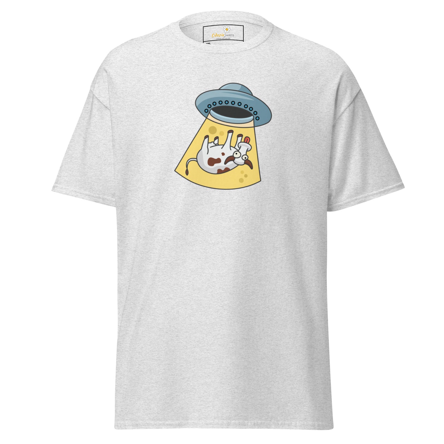 Unisex classic t-shirt - ALIEN SPACE COW - BIG