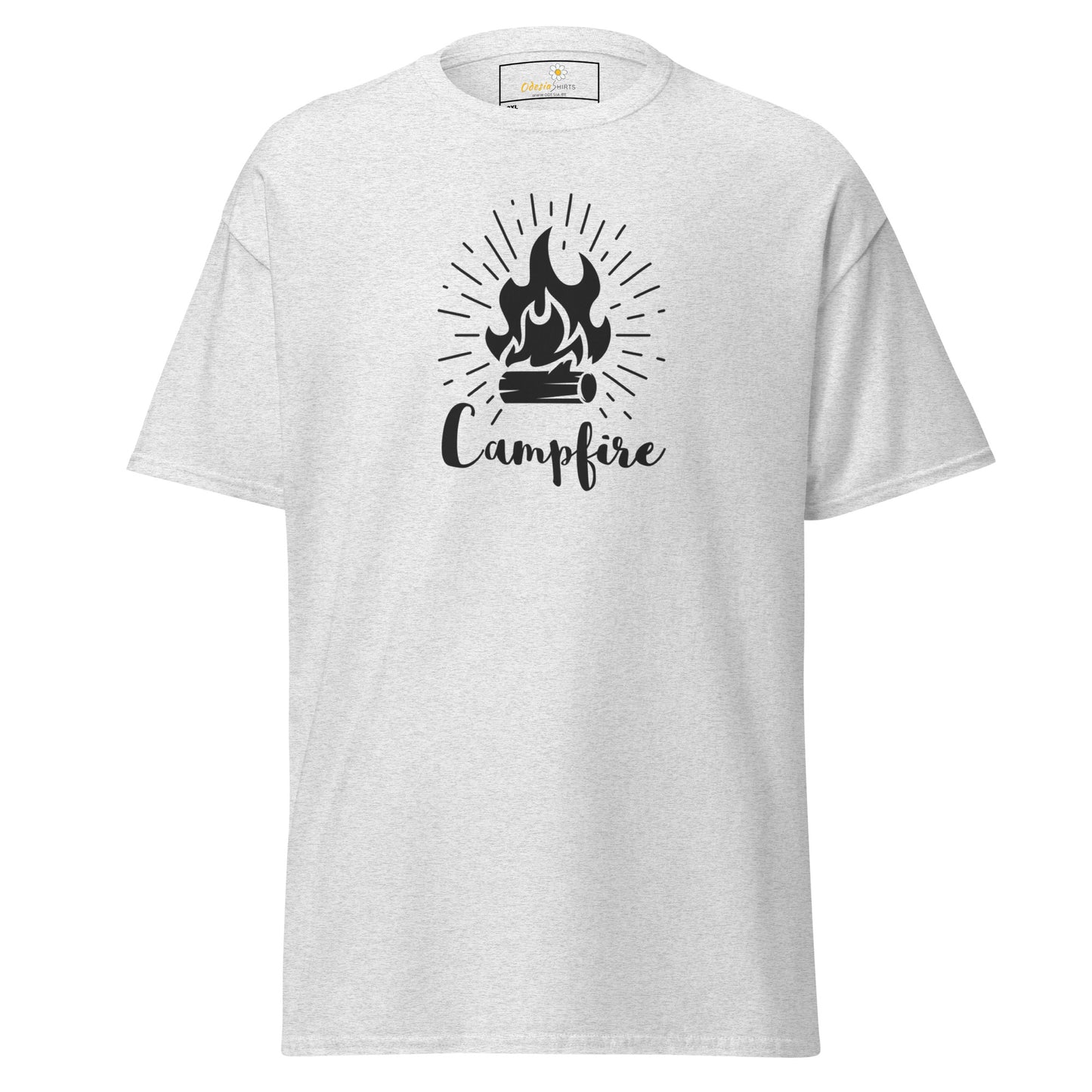 Unisex classic t-shirt - ADVENTURE CAMPFIRE - BIG
