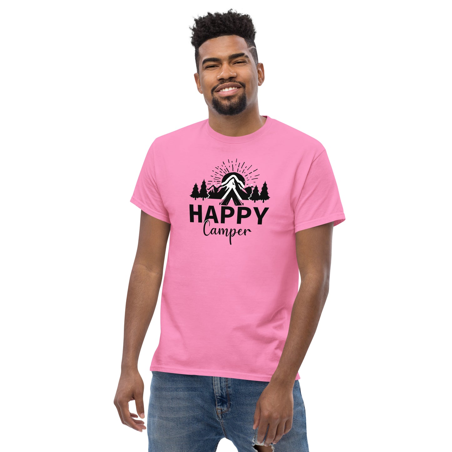 Unisex classic t-shirt - ADVENTURE HAPPY MOUNTAIN - BIG