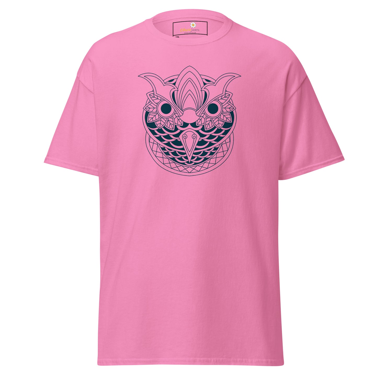 T-shirt classique pour homme - WILDLIFE OWL ABSTRACT - BIG