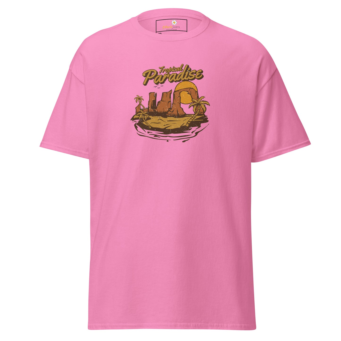 T-shirt classique homme - SUMMER TROPICAL PARADISE - BIG