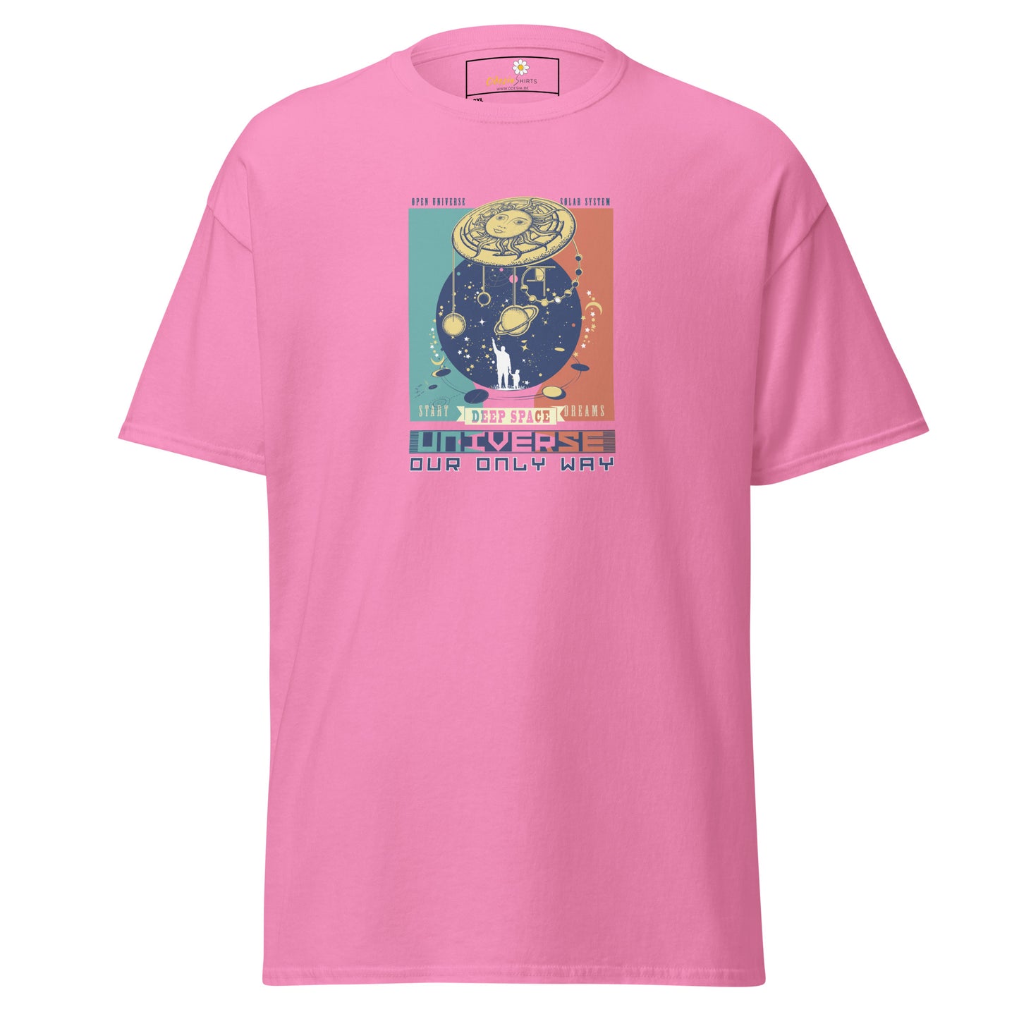 Unisex classic t-shirt - ADVENTURE UNIVERSE OUR ONLY WAY - BIG