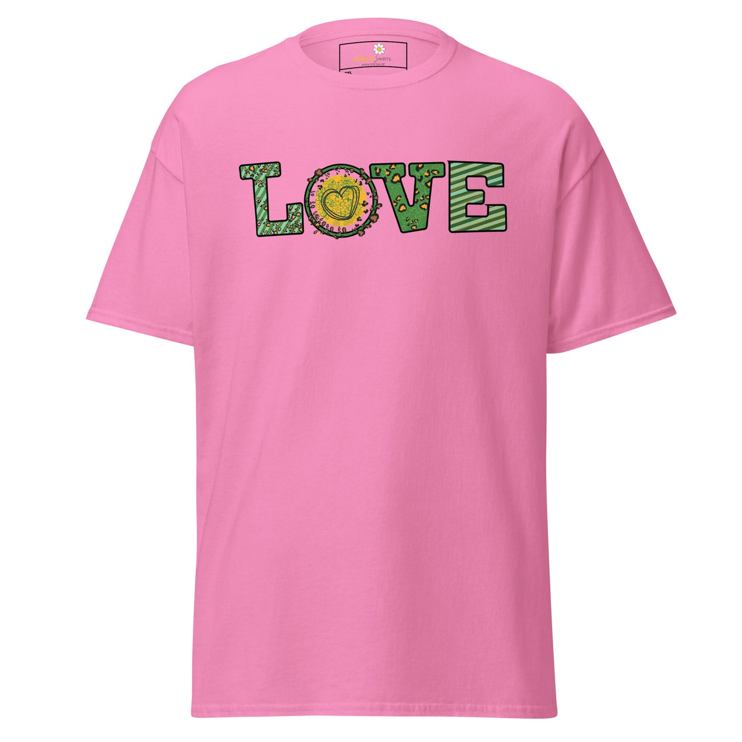 Unisex classic t-shirt - TEXT LOVE - BIG