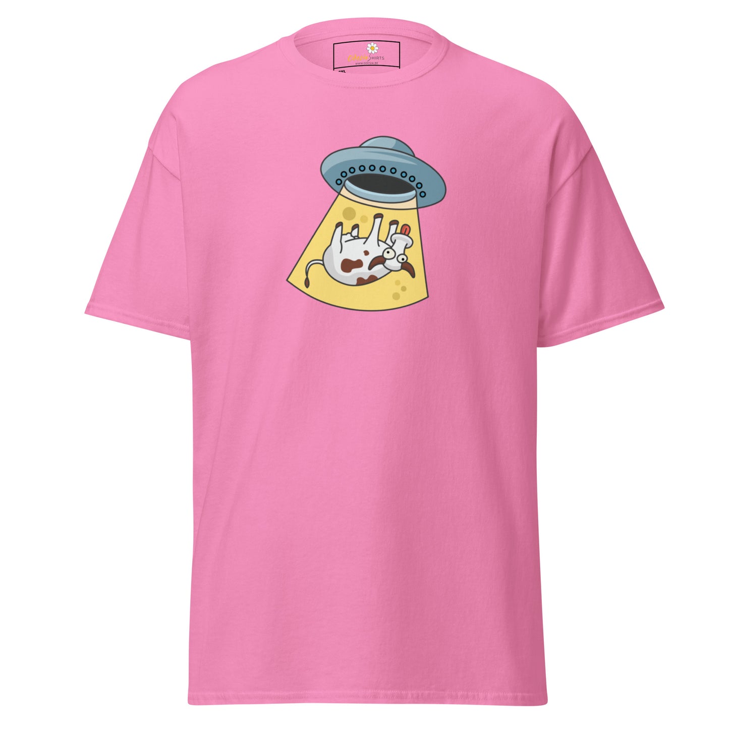 Unisex classic t-shirt - ALIEN SPACE COW - BIG