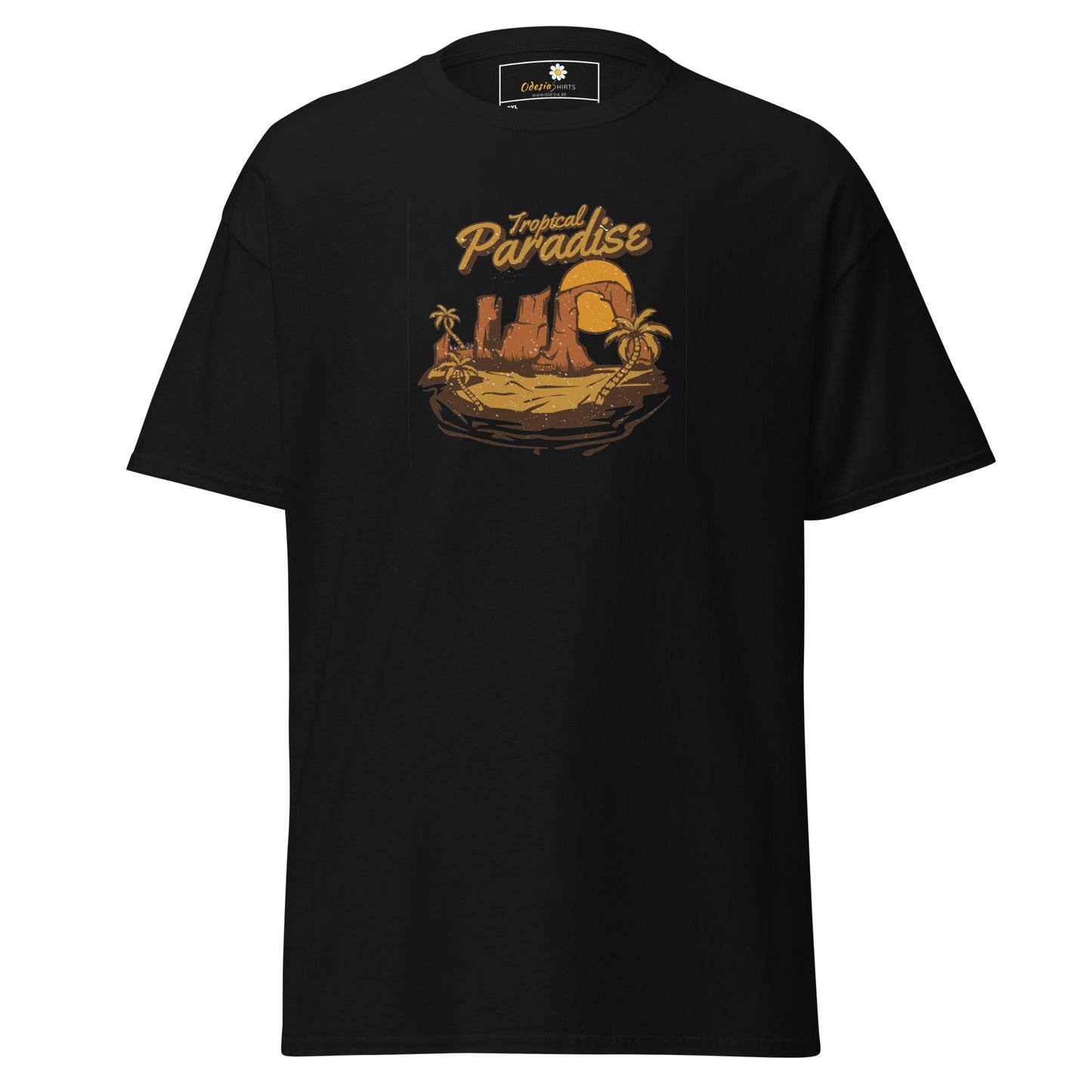 T-shirt classique homme - SUMMER TROPICAL PARADISE - BIG