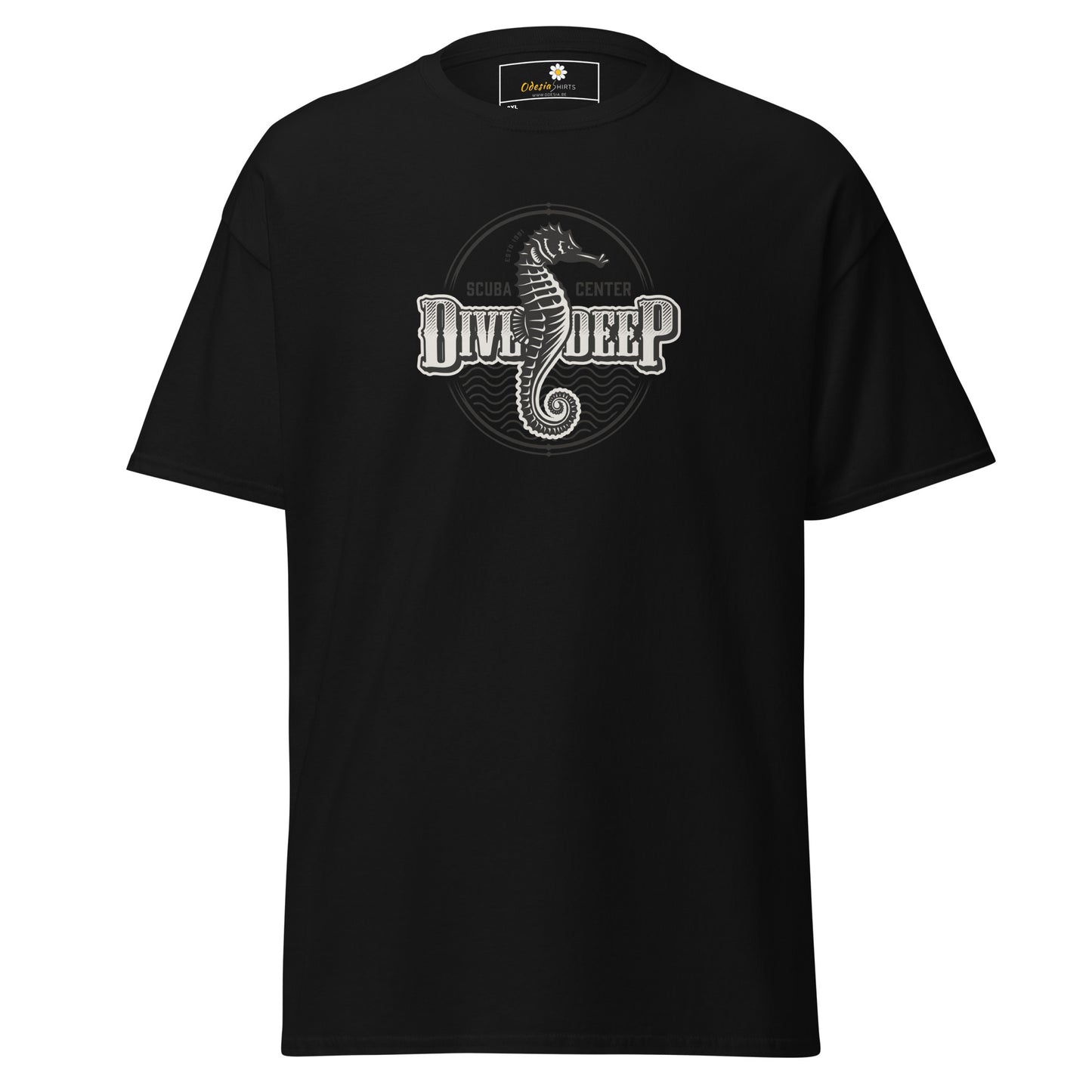 Unisex classic t-shirt - SPORT DIVE DEEP - BIG