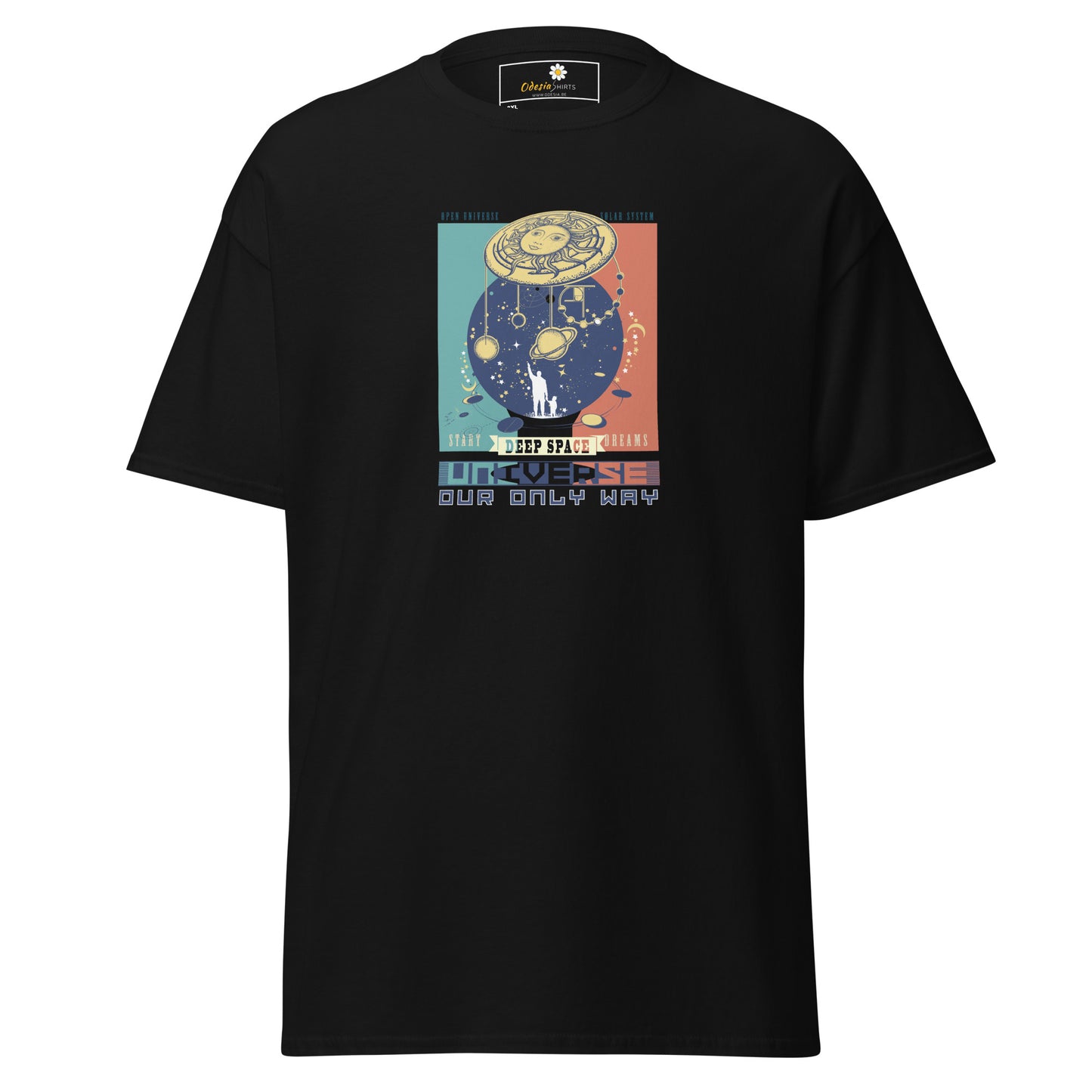 Unisex classic t-shirt - ADVENTURE UNIVERSE OUR ONLY WAY - BIG