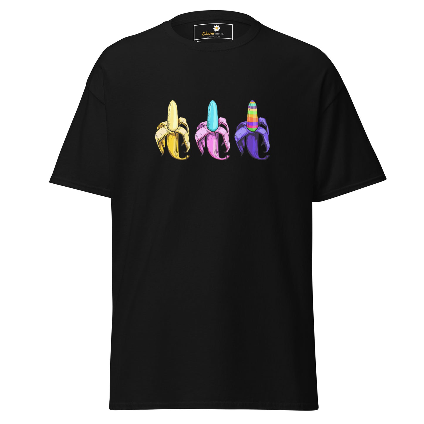 Unisex classic t-shirt - AMAZING THREE BANANAS - BIG