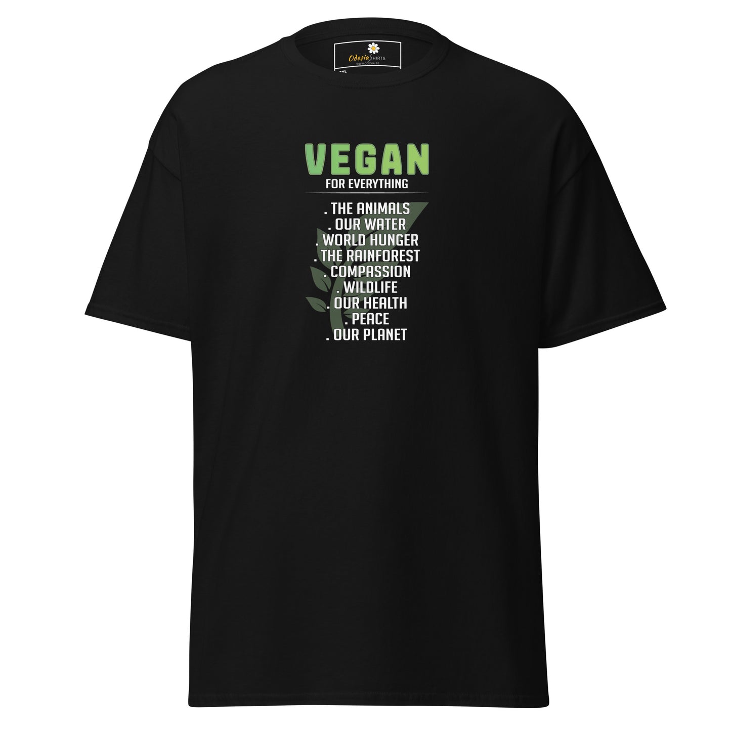 Unisex classic t-shirt - ECOVEGAN REASONS - BIG