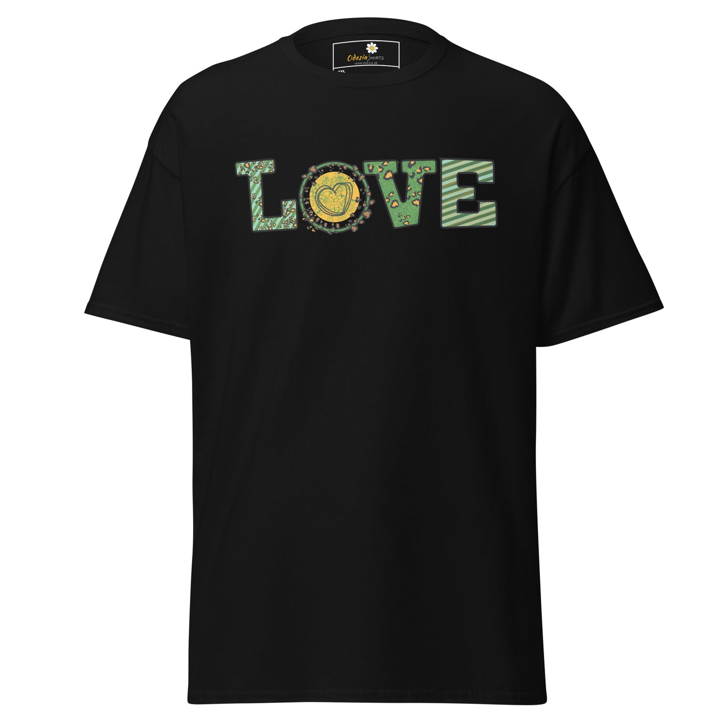 Unisex classic t-shirt - TEXT LOVE - BIG