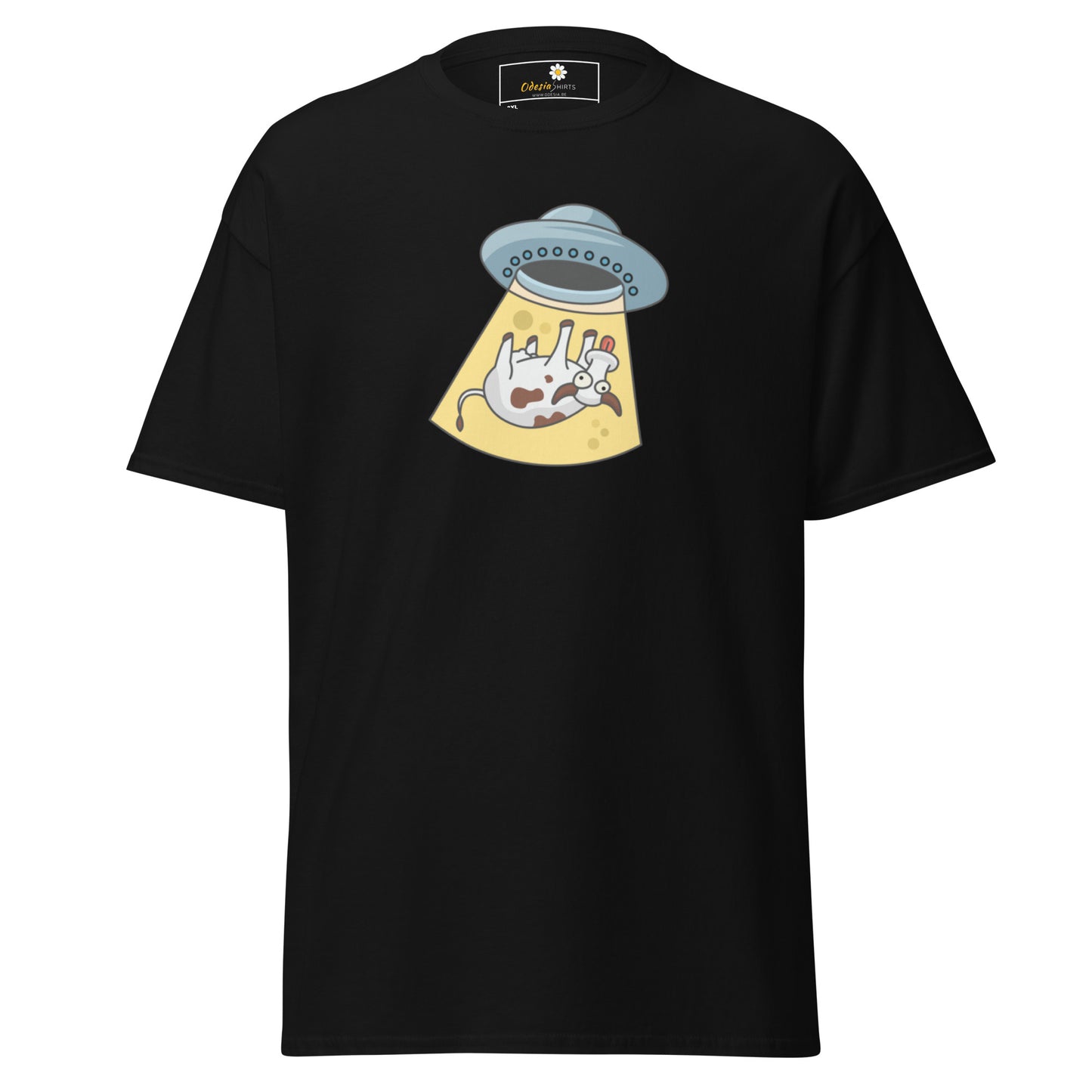 Unisex classic t-shirt - ALIEN SPACE COW - BIG