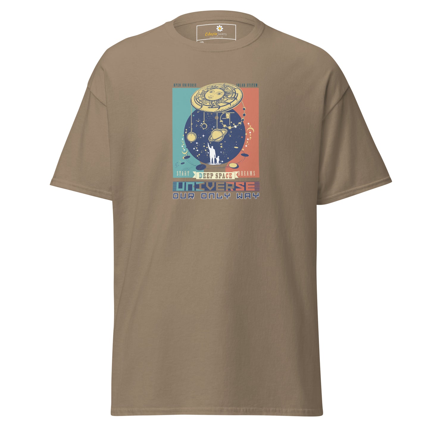 Unisex classic t-shirt - ADVENTURE UNIVERSE OUR ONLY WAY - BIG