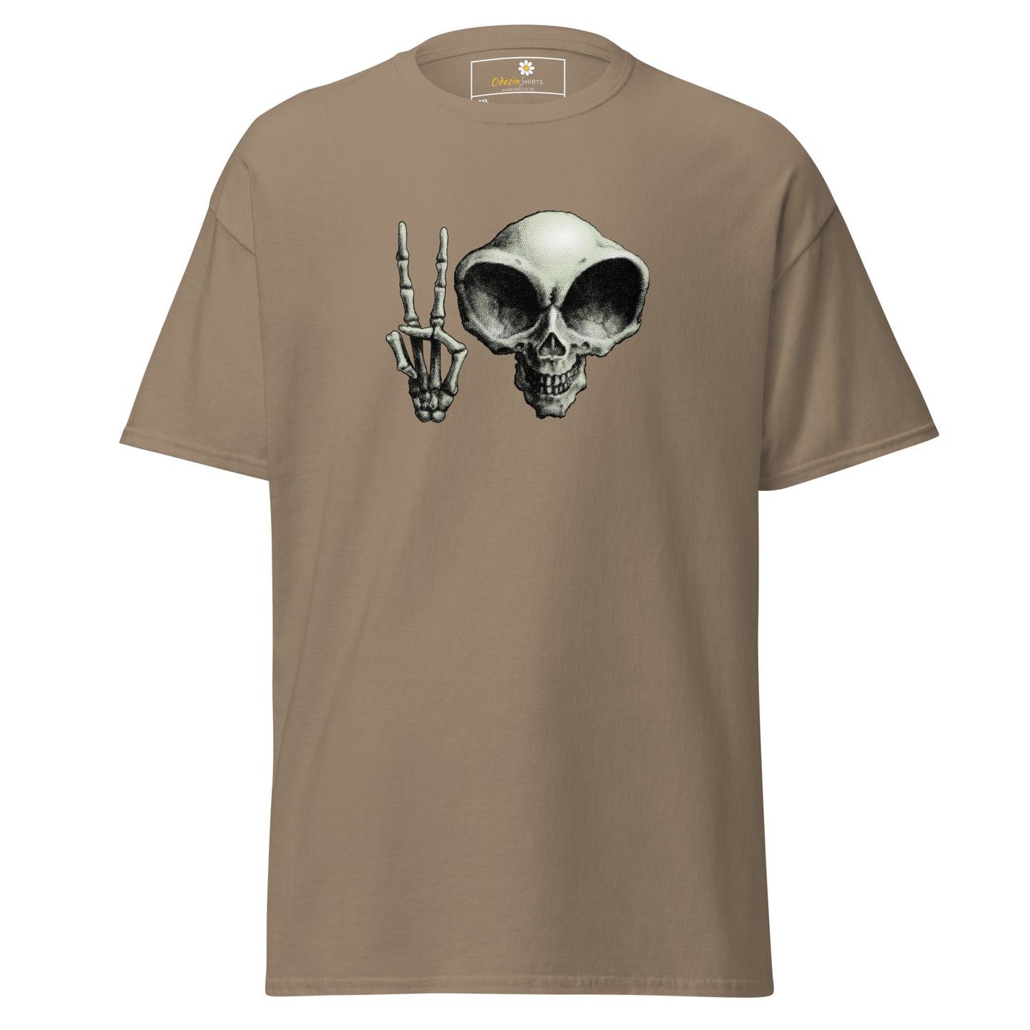 Unisex classic t-shirt - ALIEN PEACE - BIG