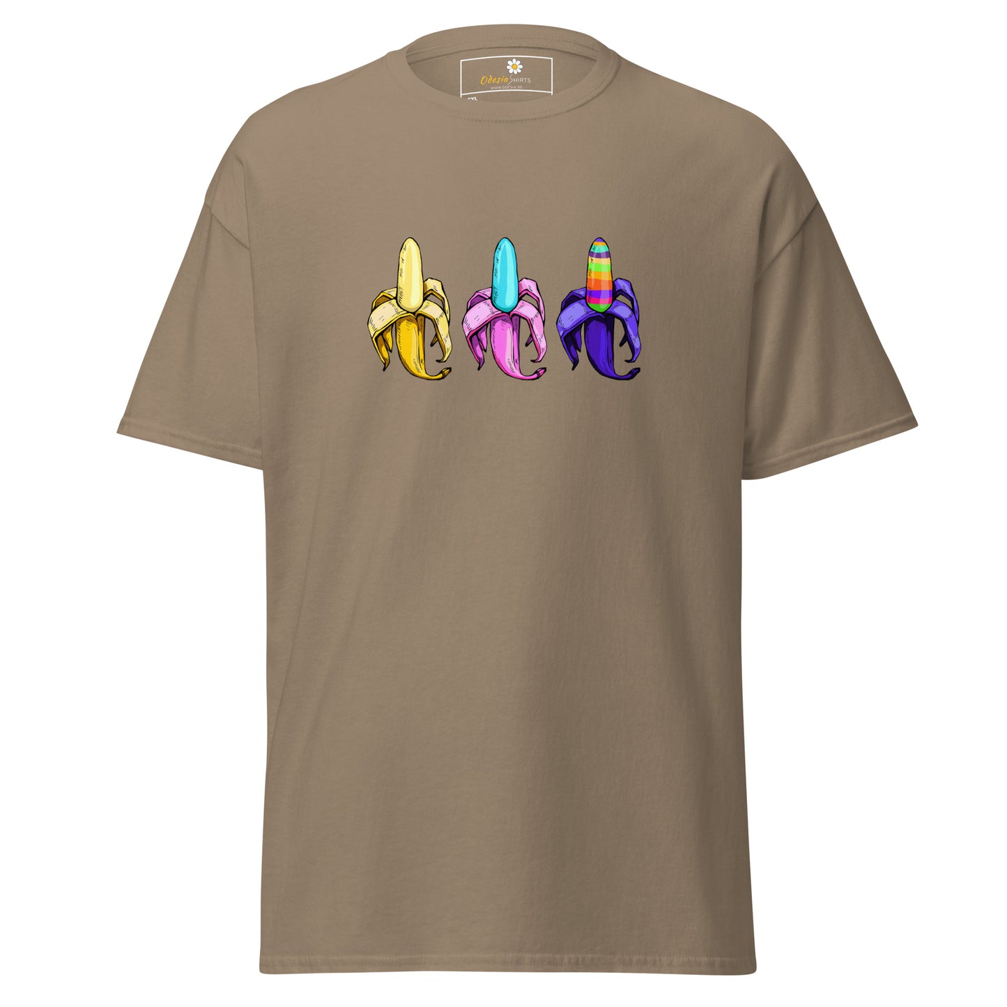 Unisex classic t-shirt - AMAZING THREE BANANAS - BIG