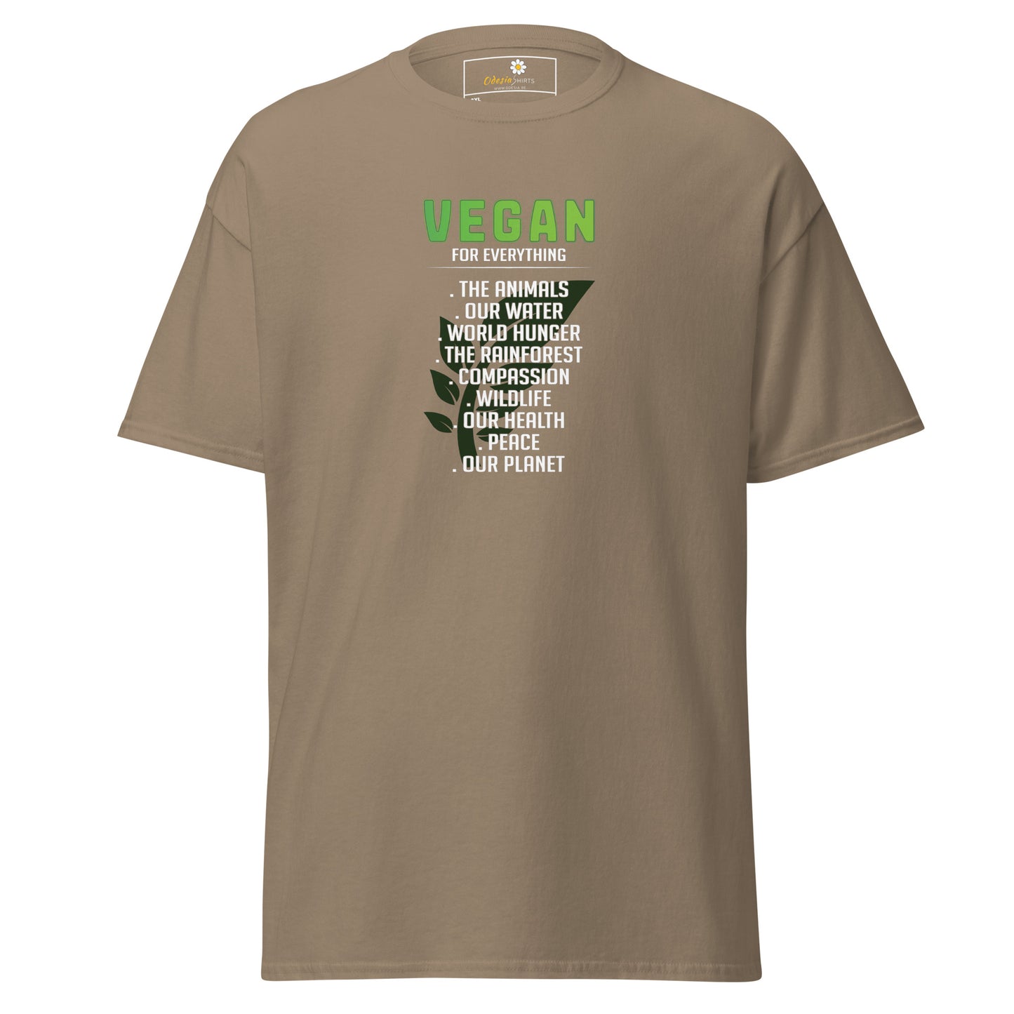 Unisex classic t-shirt - ECOVEGAN REASONS - BIG