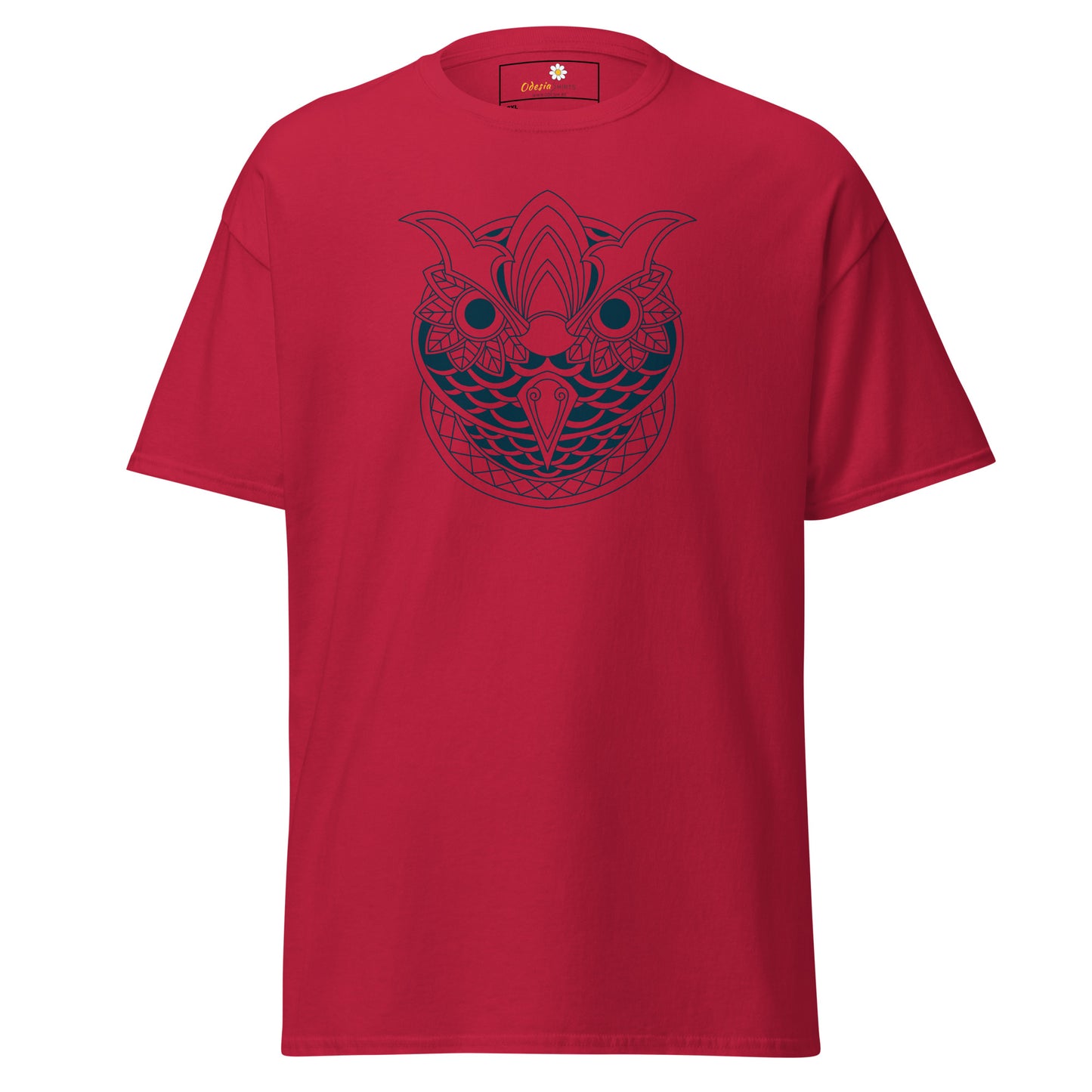 T-shirt classique pour homme - WILDLIFE OWL ABSTRACT - BIG