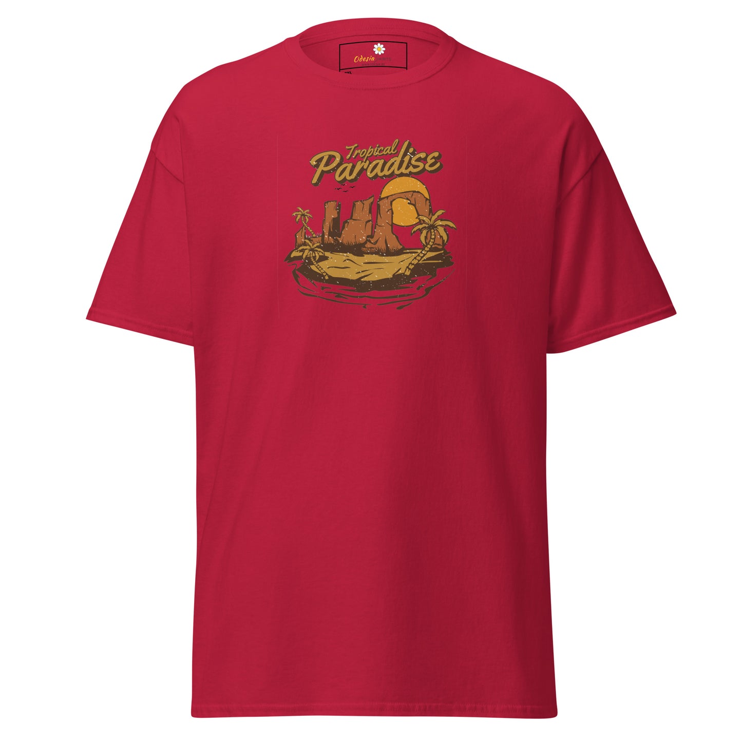 T-shirt classique homme - SUMMER TROPICAL PARADISE - BIG