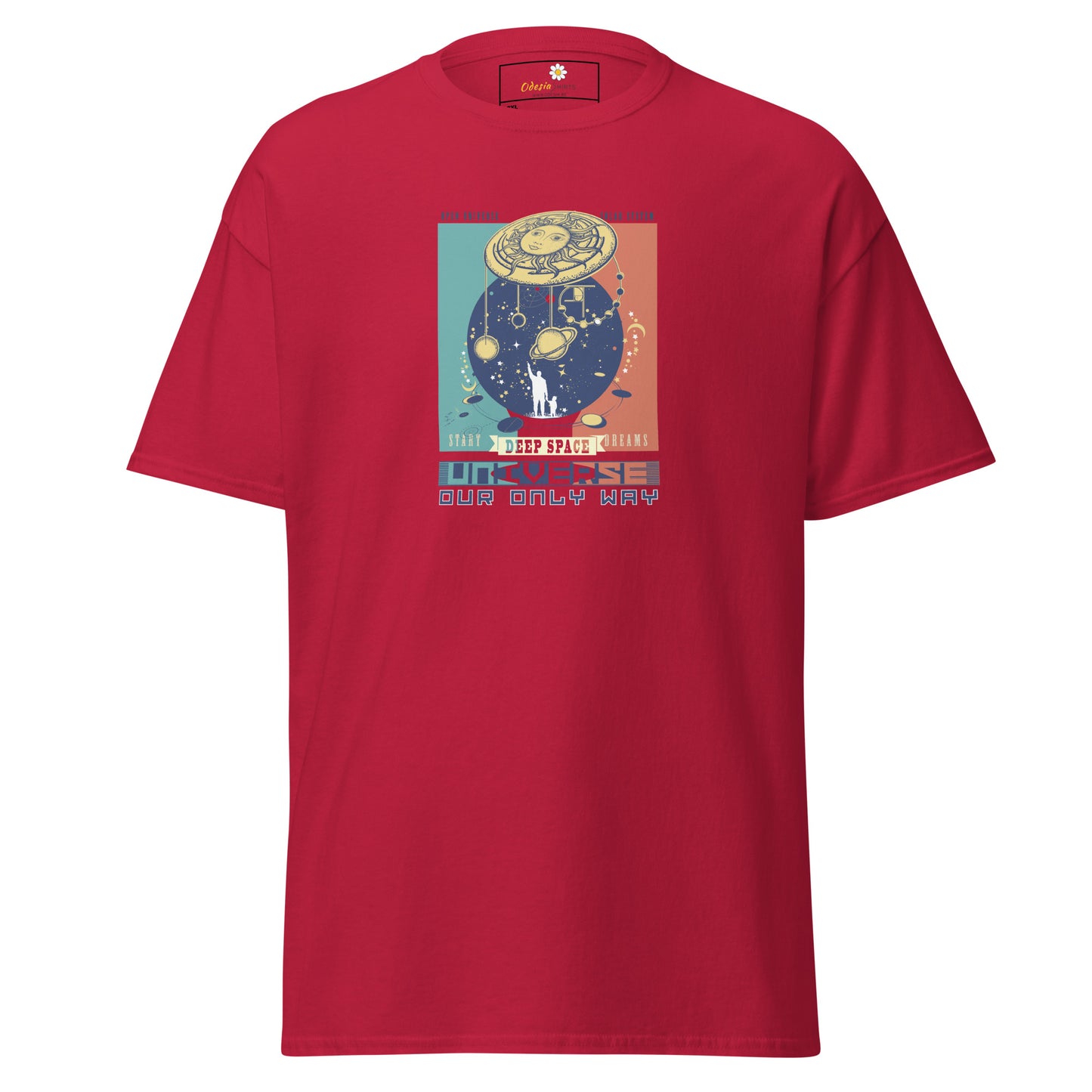 Unisex classic t-shirt - ADVENTURE UNIVERSE OUR ONLY WAY - BIG