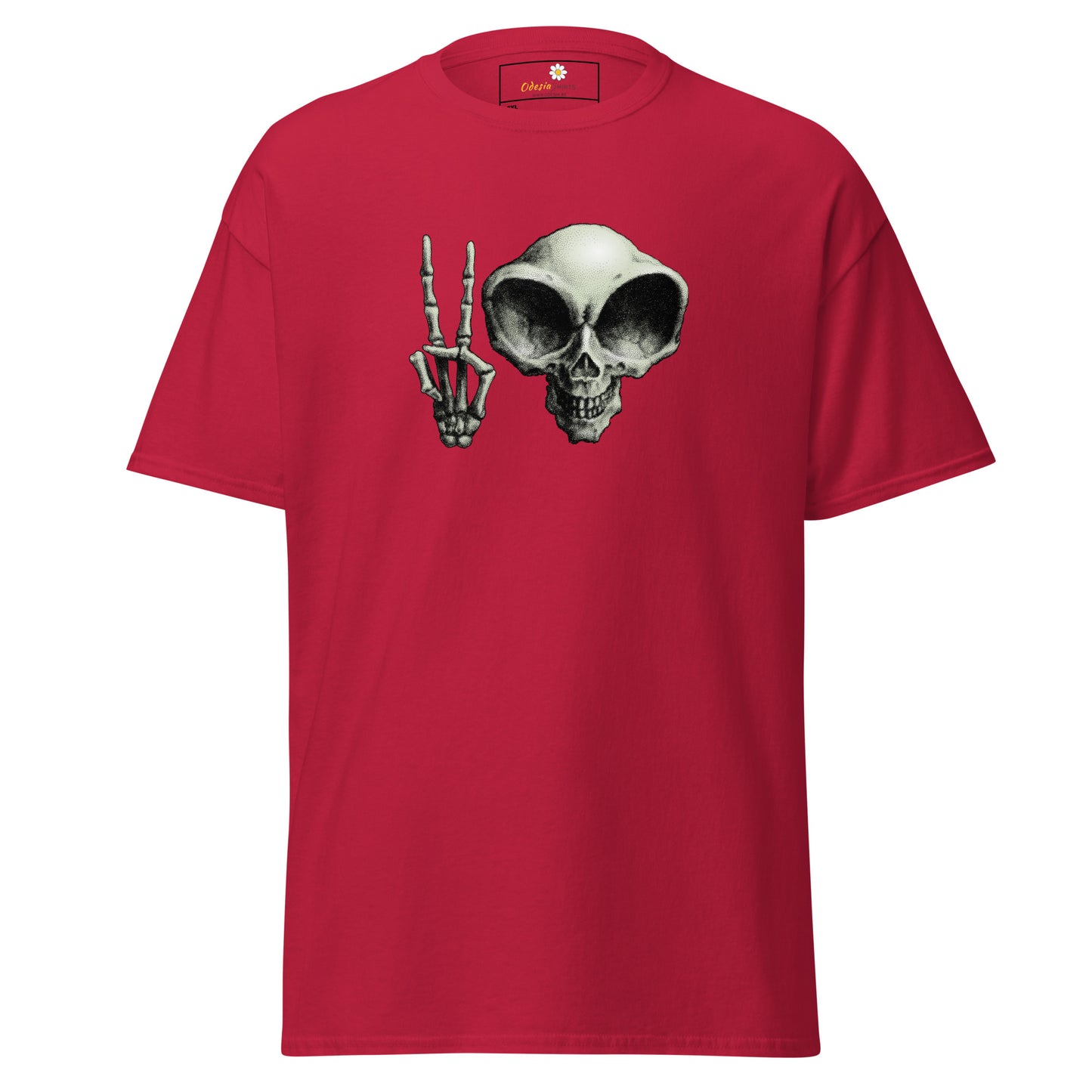 Unisex classic t-shirt - ALIEN PEACE - BIG