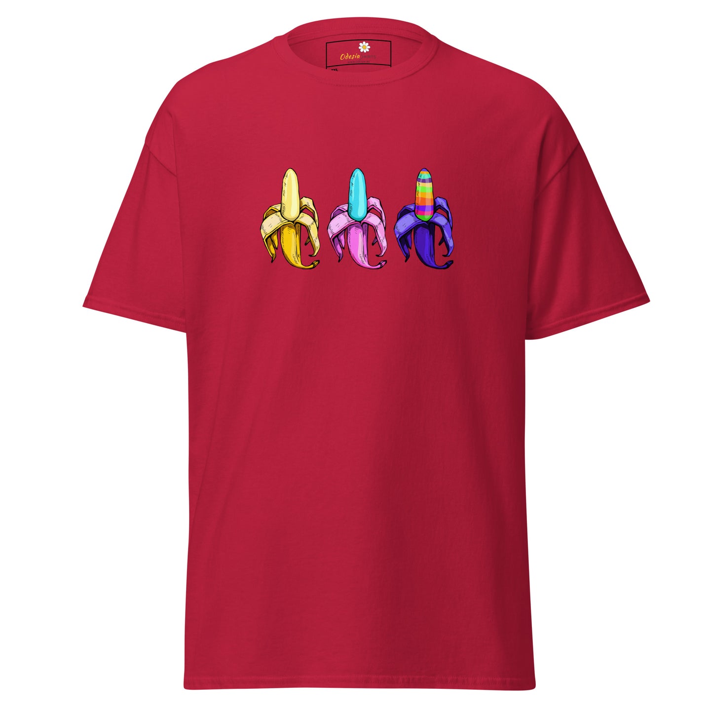 Unisex classic t-shirt - AMAZING THREE BANANAS - BIG