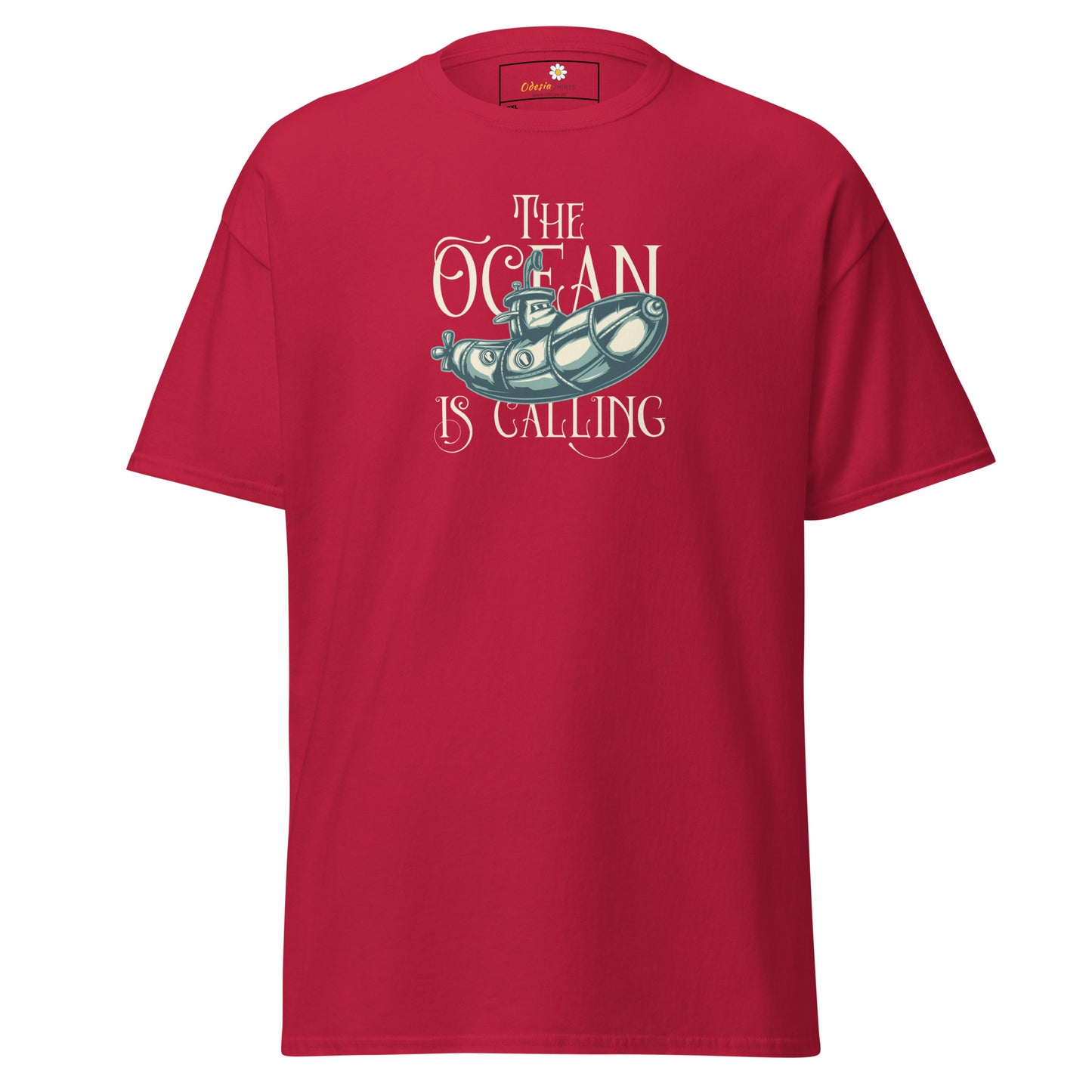 Unisex classic t-shirt - ADVENTURE THE OCEAN IS CALLING - BIG