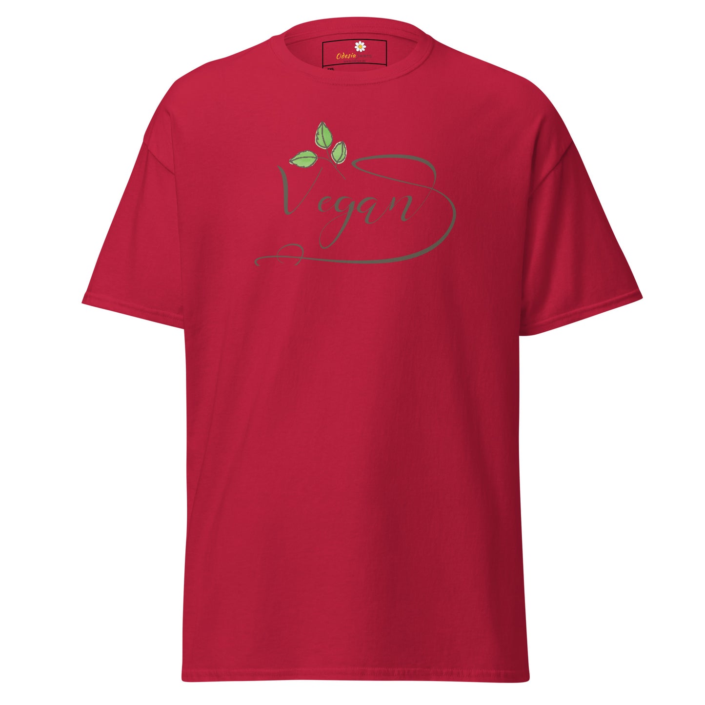 Unisex classic t-shirt - GREEN VEGAN GLORY - BIG