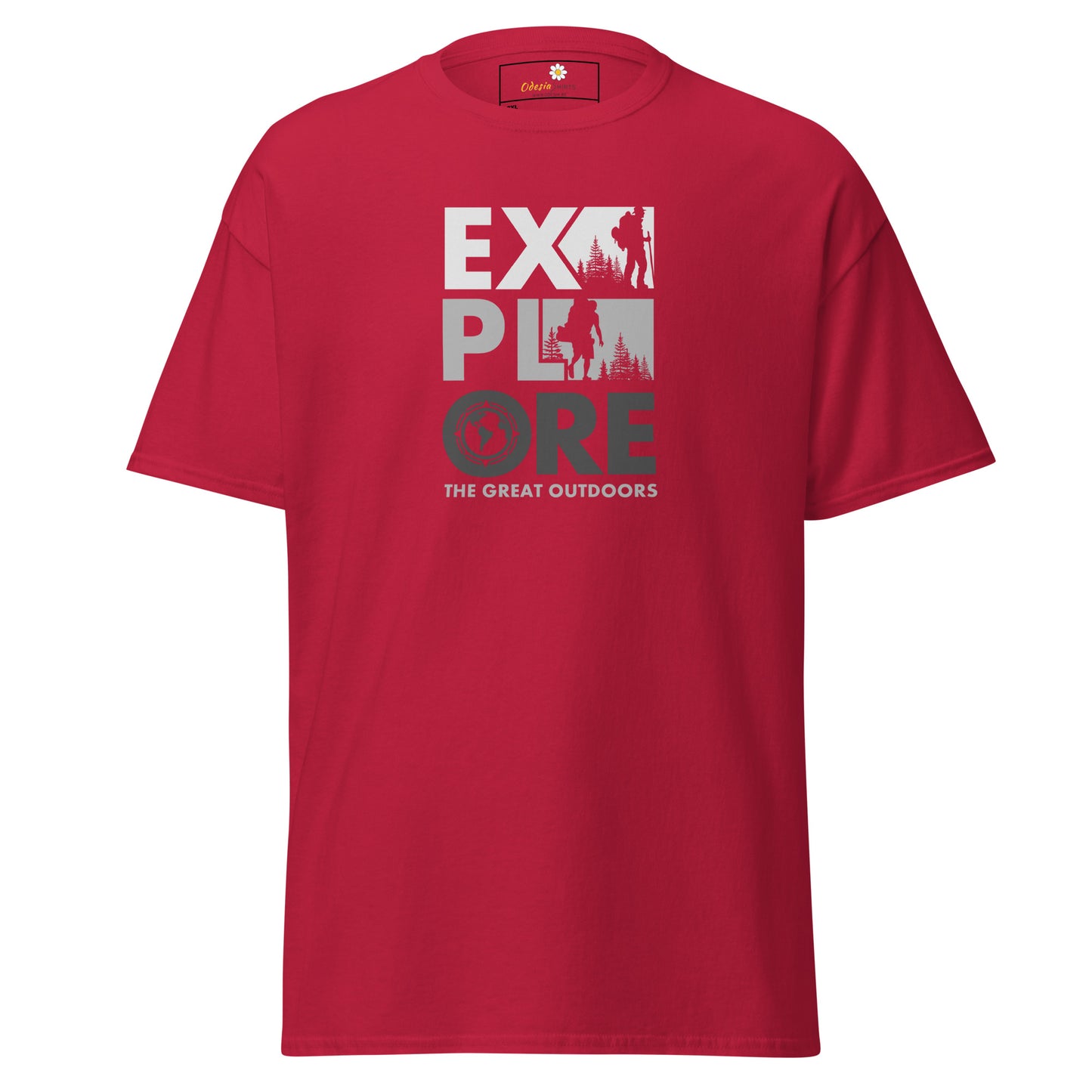 Unisex classic t-shirt - ADVENTURE EXPLORE OUTDOORS - BIG