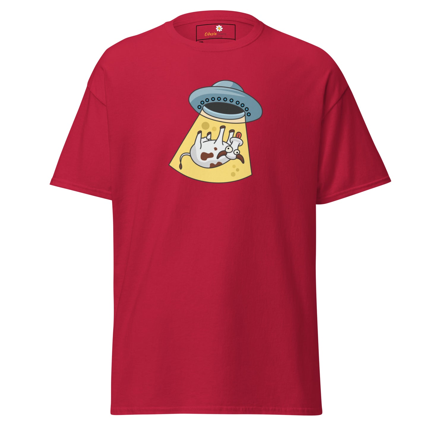 Unisex classic t-shirt - ALIEN SPACE COW - BIG