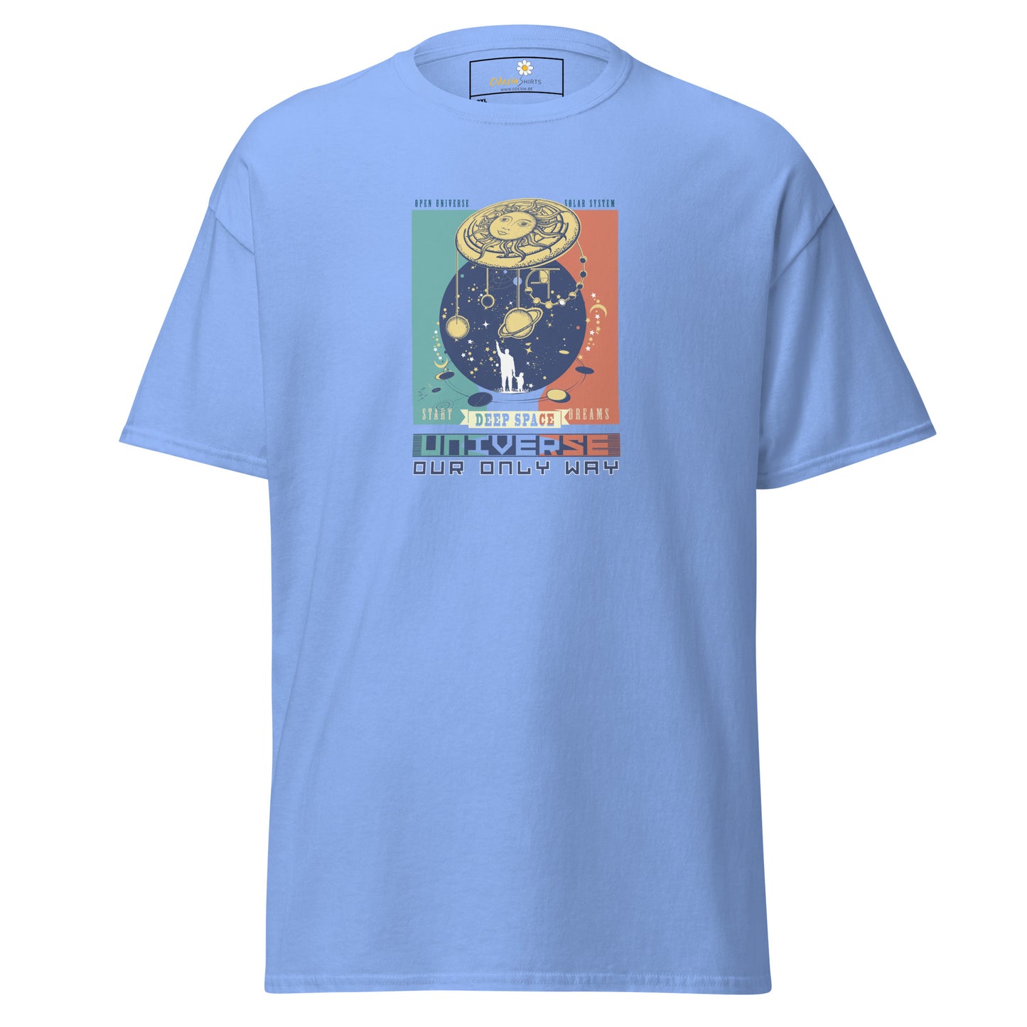 Unisex classic t-shirt - ADVENTURE UNIVERSE OUR ONLY WAY - BIG