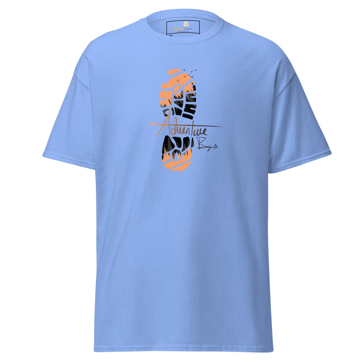 Unisex classic t-shirt - ADVENTURE FOOTPRINT - BIG