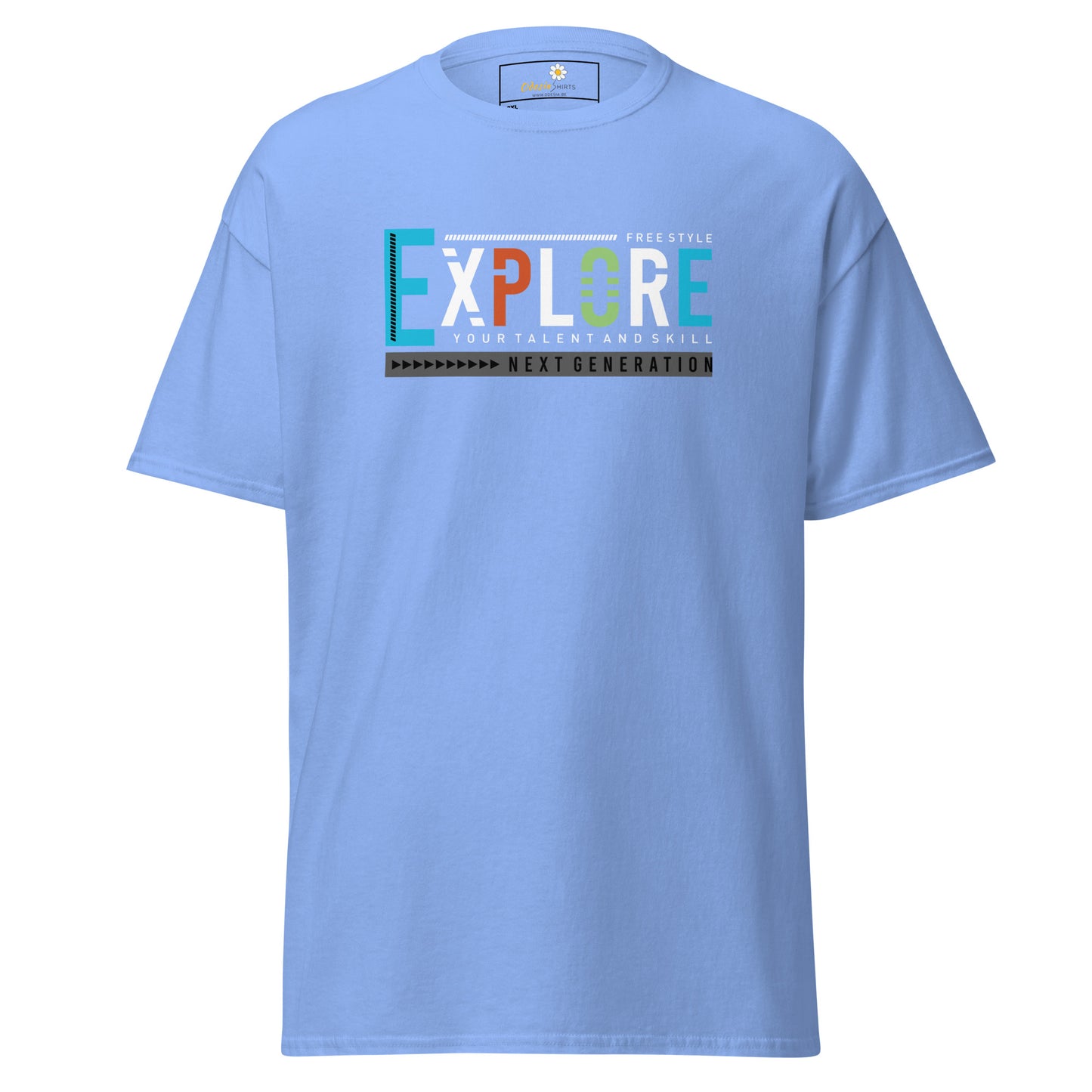 Unisex classic t-shirt - ADVENTURE EXPLORE FREESTYLE - BIG