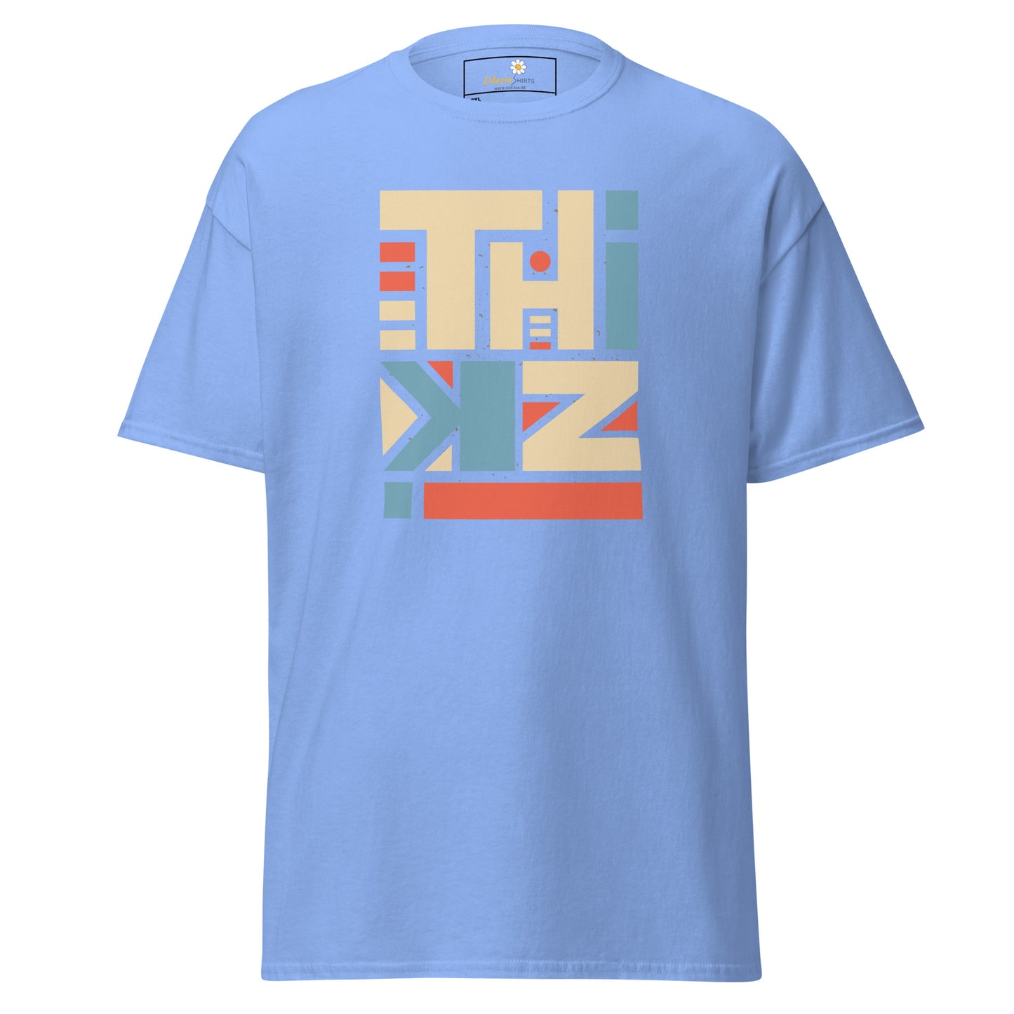 Unisex classic t-shirt - ABSTRACT TEXT THINK - BIG