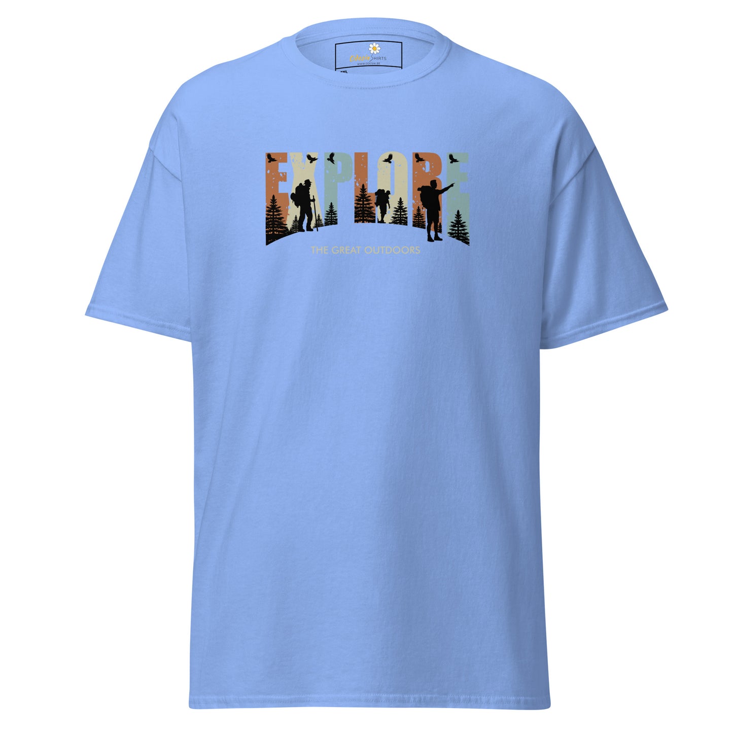 Unisex classic t-shirt - ADVENTURE EXPLORE THE GREAT OUTDOORS - BIG