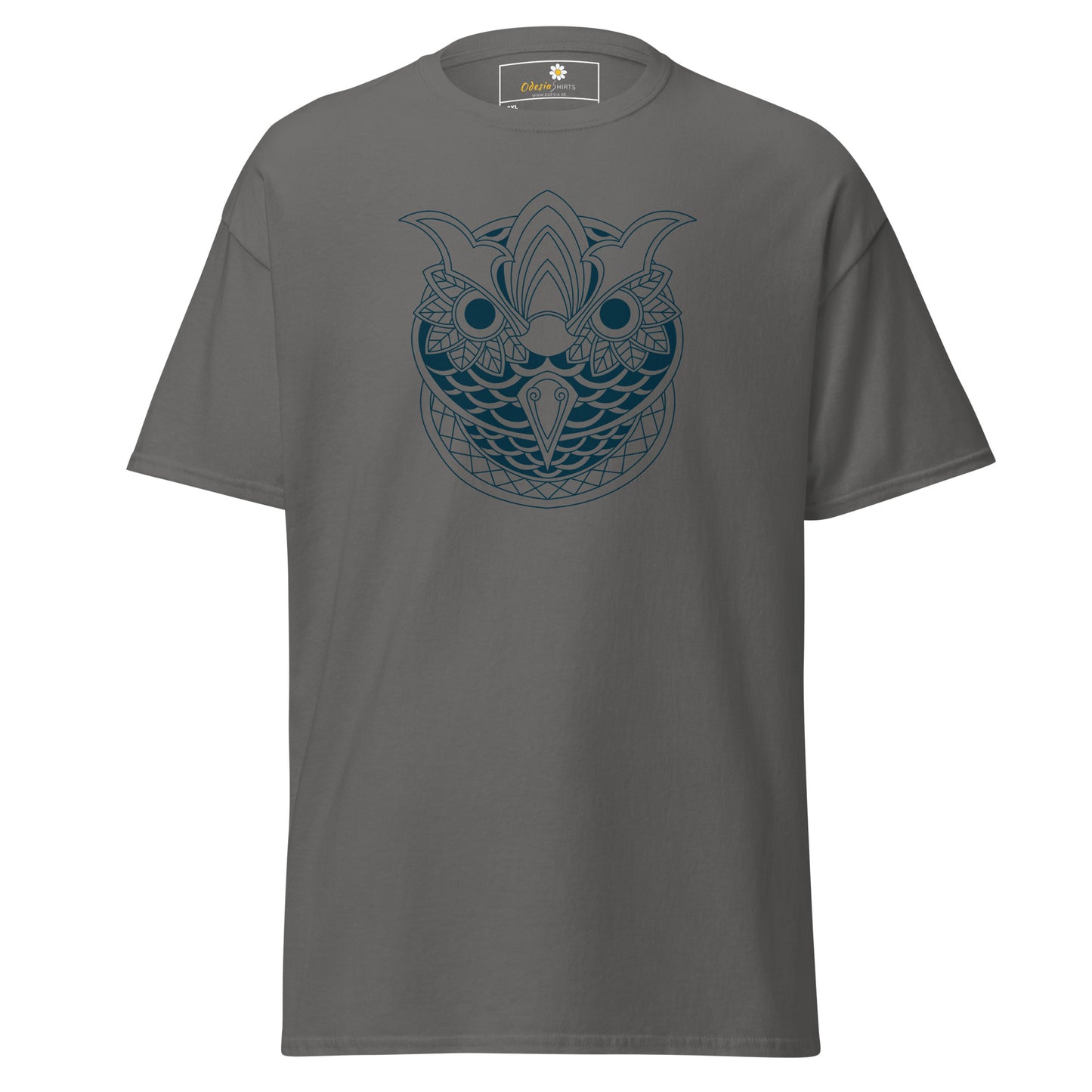 T-shirt classique pour homme - WILDLIFE OWL ABSTRACT - BIG