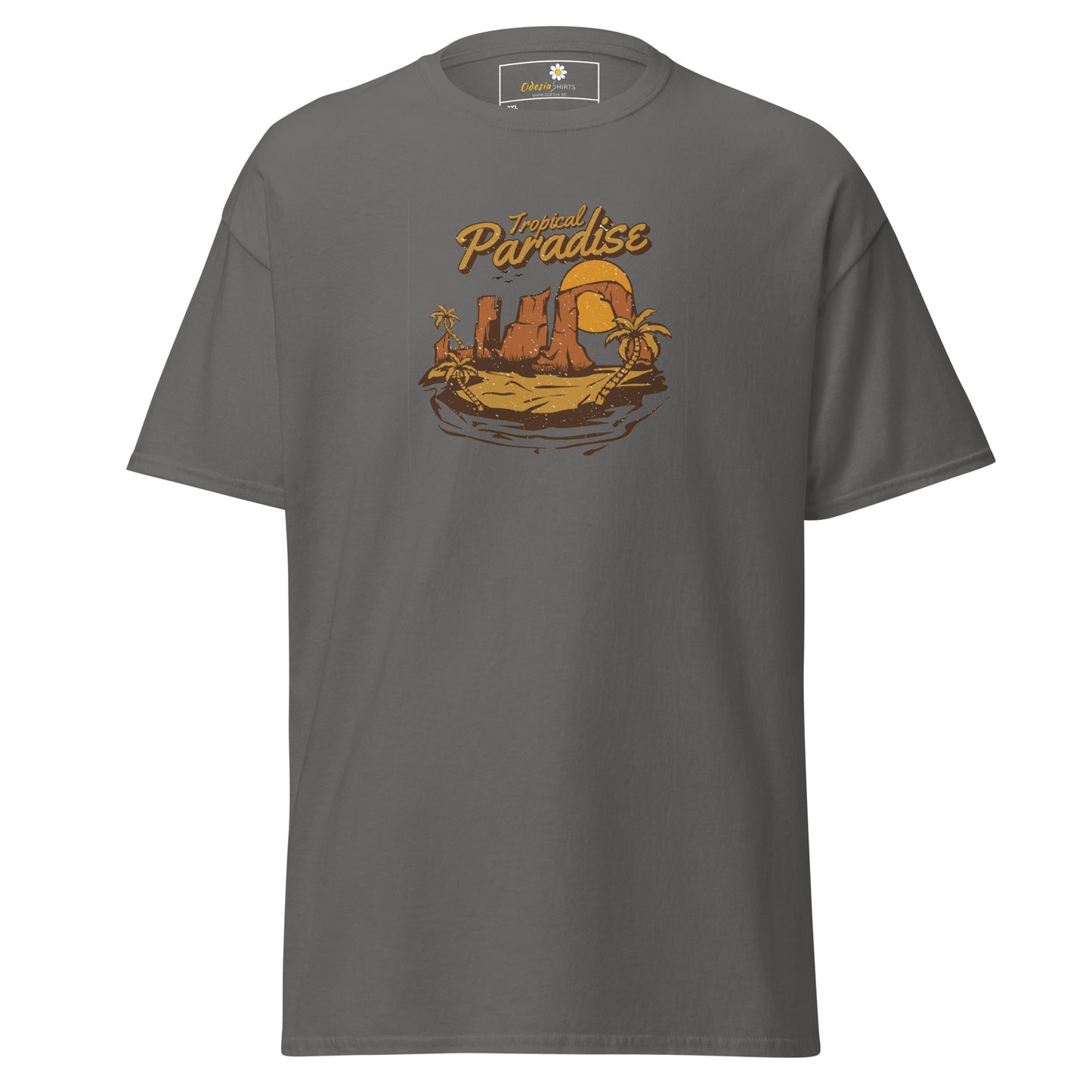 T-shirt classique homme - SUMMER TROPICAL PARADISE - BIG