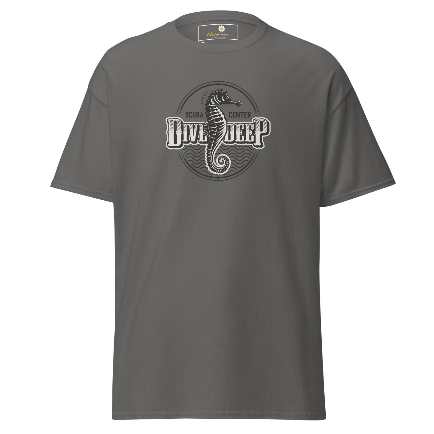 Unisex classic t-shirt - SPORT DIVE DEEP - BIG